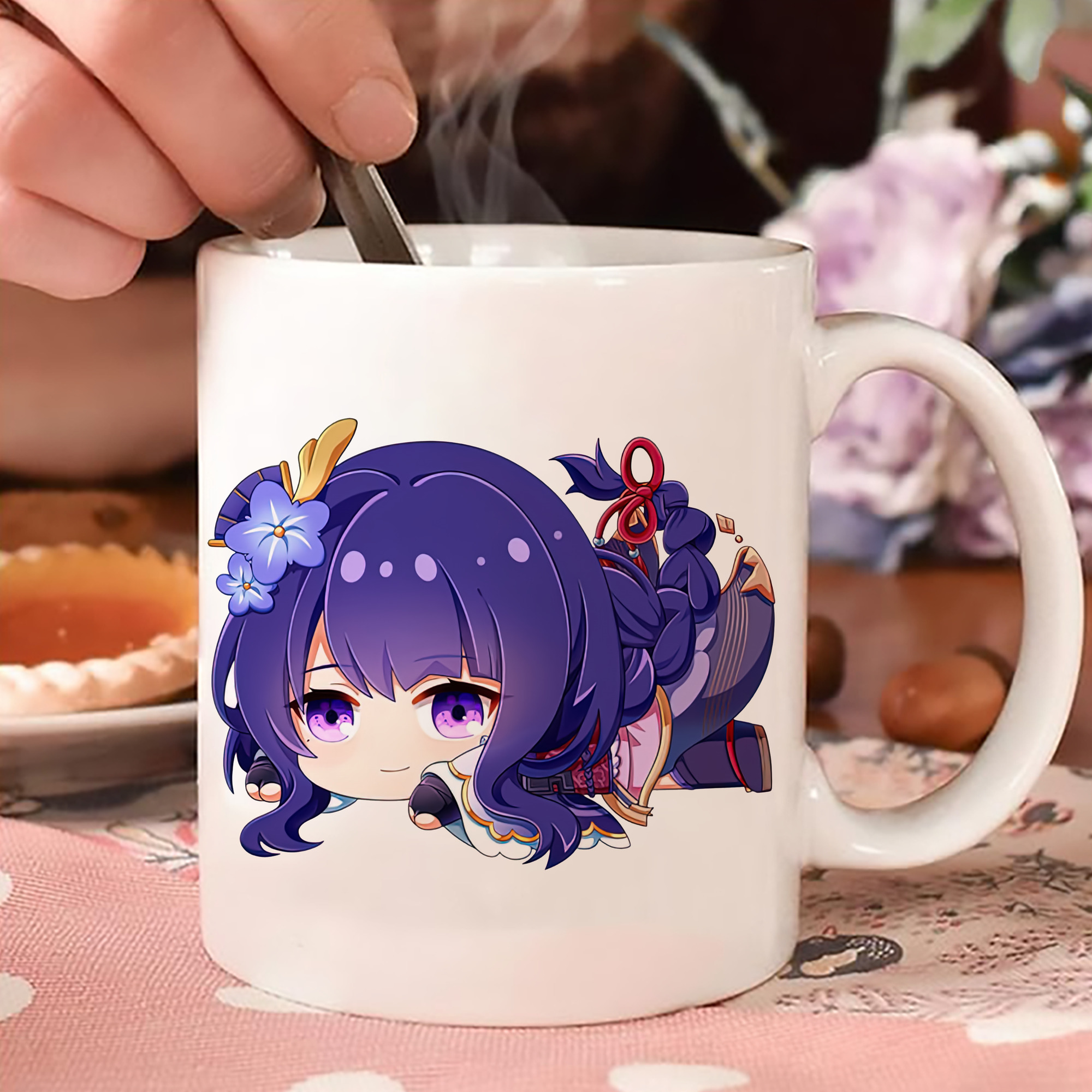 げんし神 雷電将軍 らいでんしょうぐん genshin Raiden Shogun カラーマグカップ