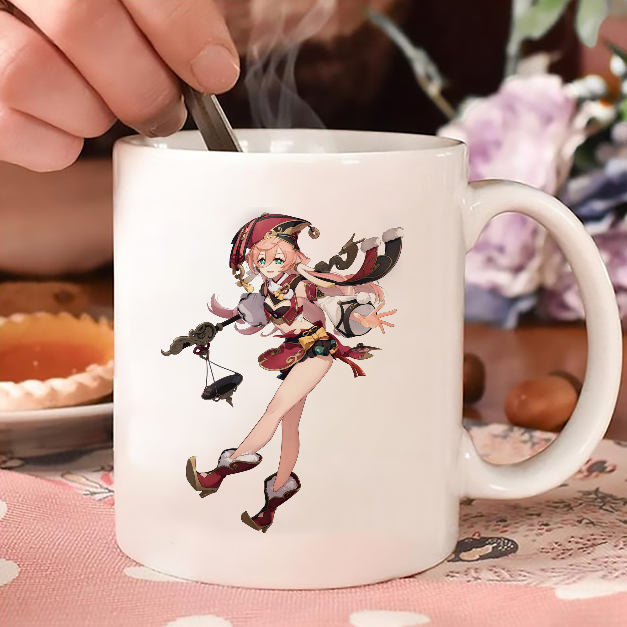 げんし神 ヤンフェイ genshin Yanfei カラーマグカップ