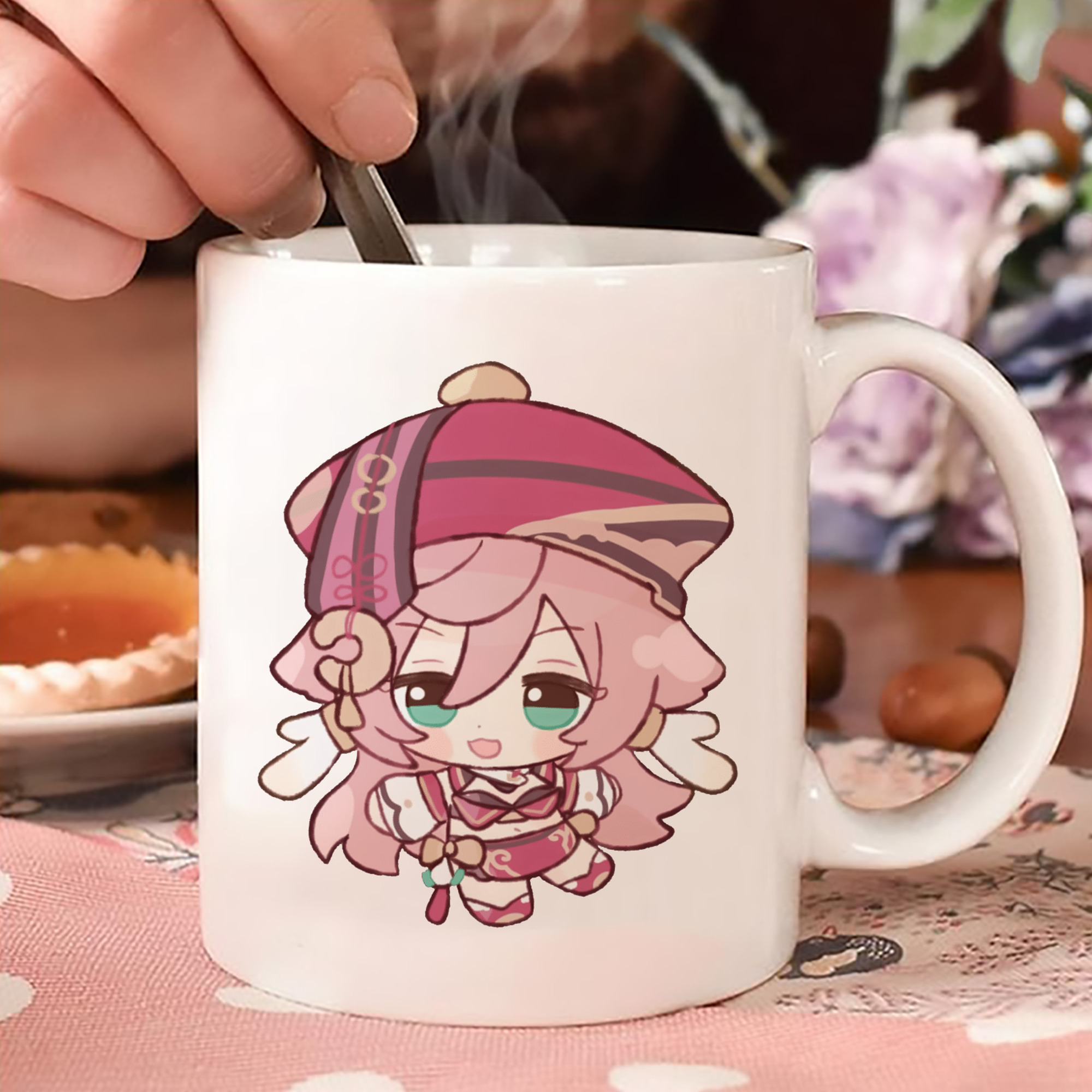 げんし神 ヤンフェイ genshin Yanfei カラーマグカップ