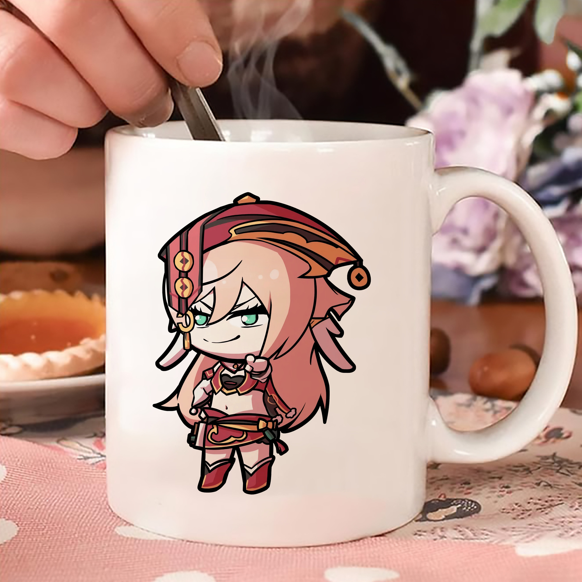 げんし神 ヤンフェイ genshin Yanfei カラーマグカップ