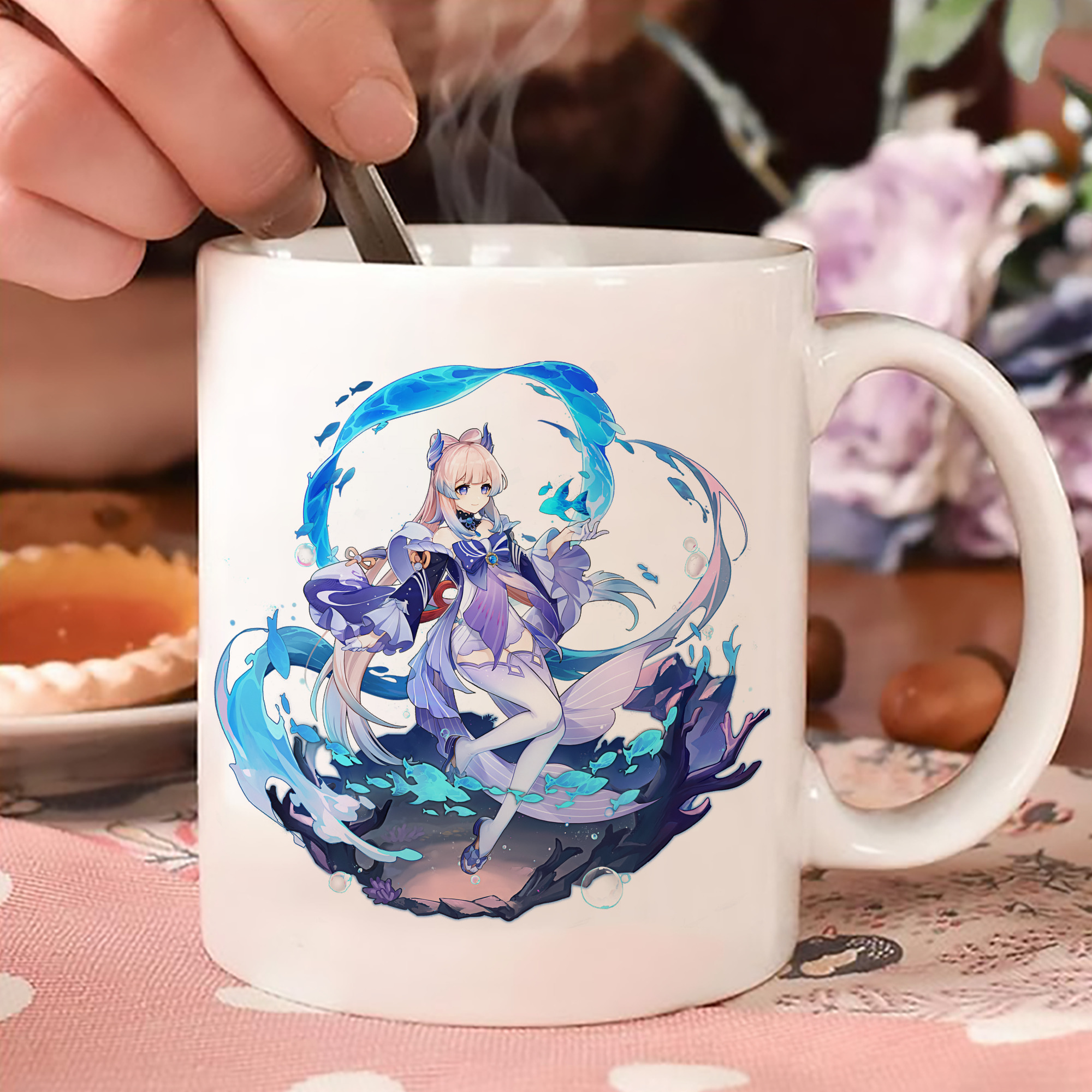 げんし神 珊瑚宮心海 サンゴノミヤ・ココミ genshin Sangonomiya Kokomi カラーマグカップ