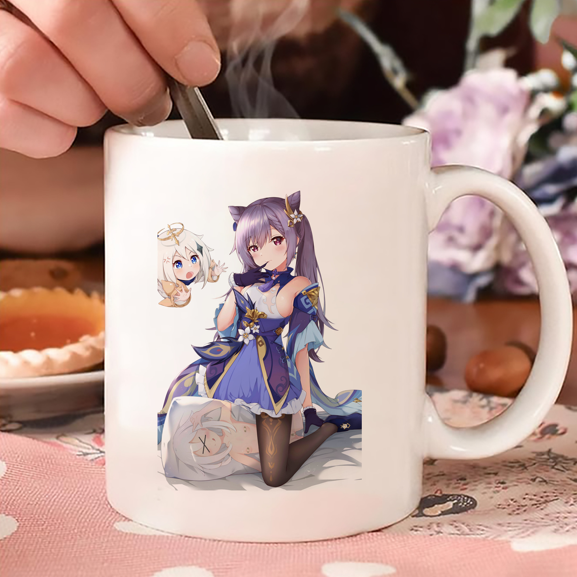 げんし神 刻晴 こくせい genshin Kokusei カラーマグカップ