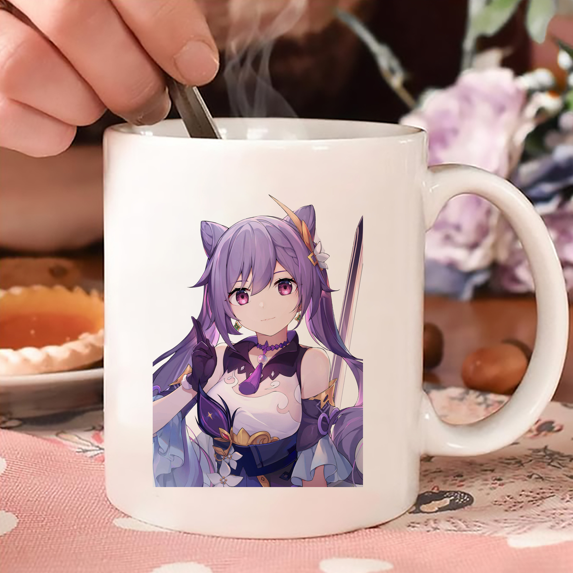 げんし神 刻晴 こくせい genshin Kokusei カラーマグカップ