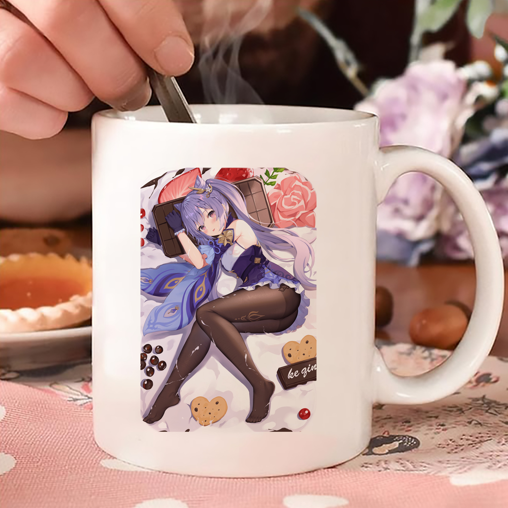 げんし神 刻晴 こくせい genshin Kokusei カラーマグカップ