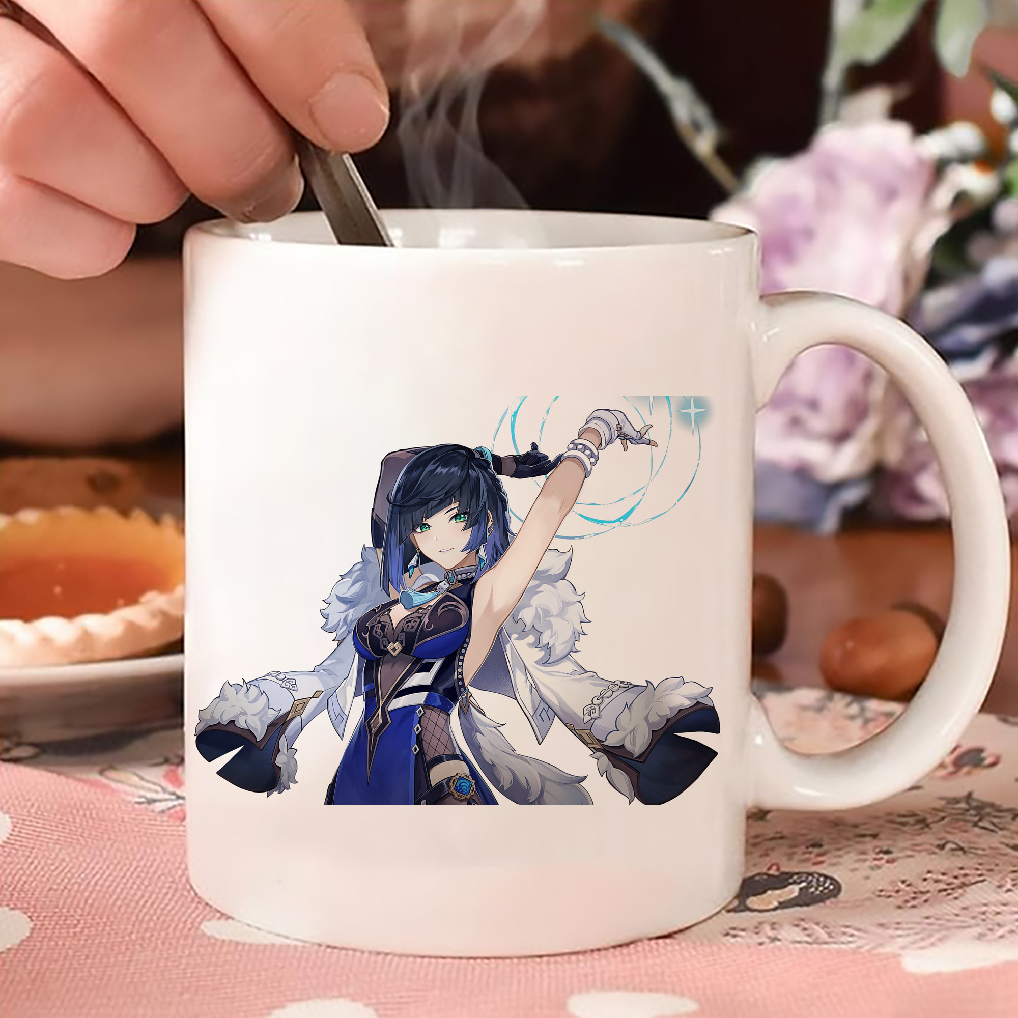 げんし神 夜兰 やらん genshin Yaran カラーマグカップ