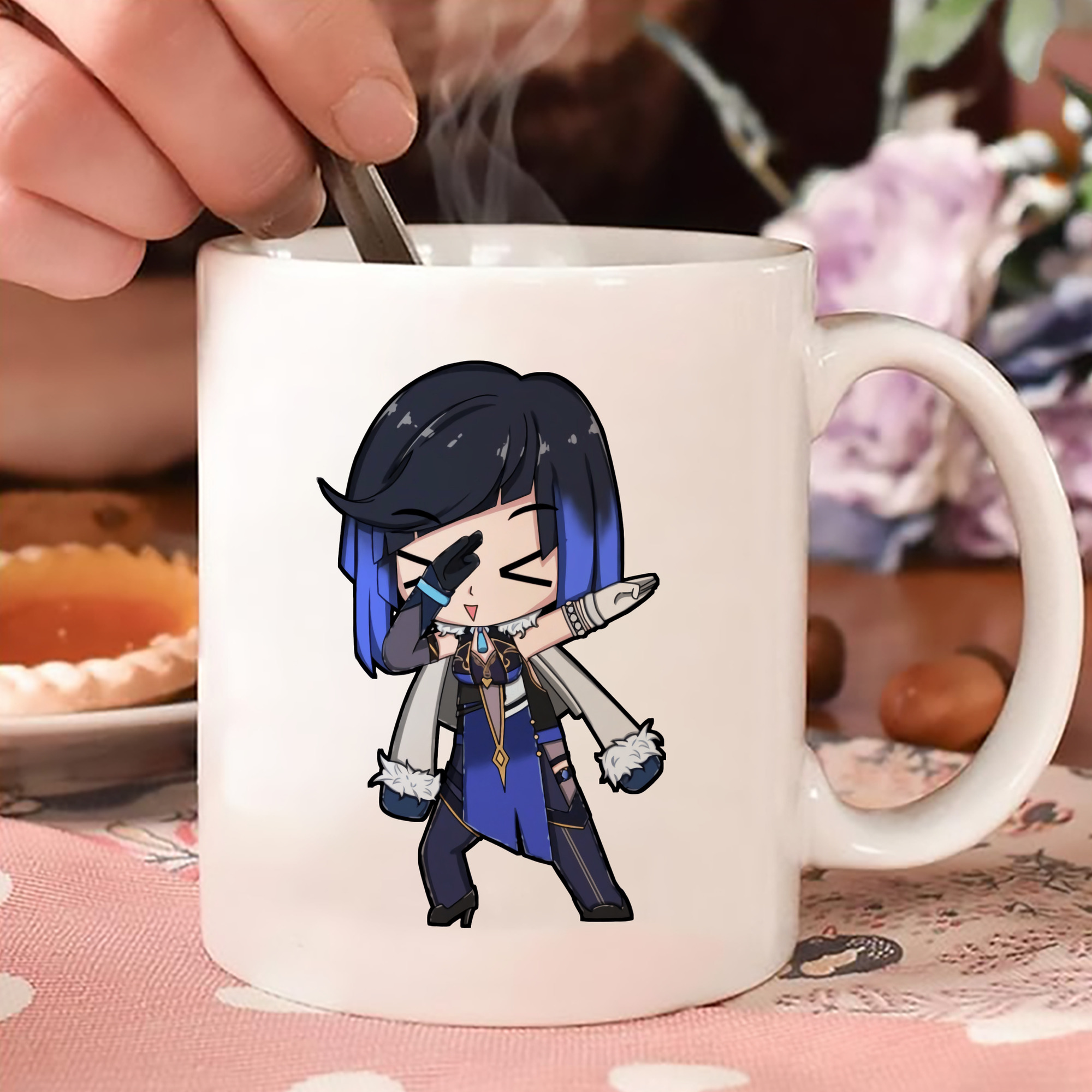 げんし神 夜兰 やらん genshin Yaran カラーマグカップ