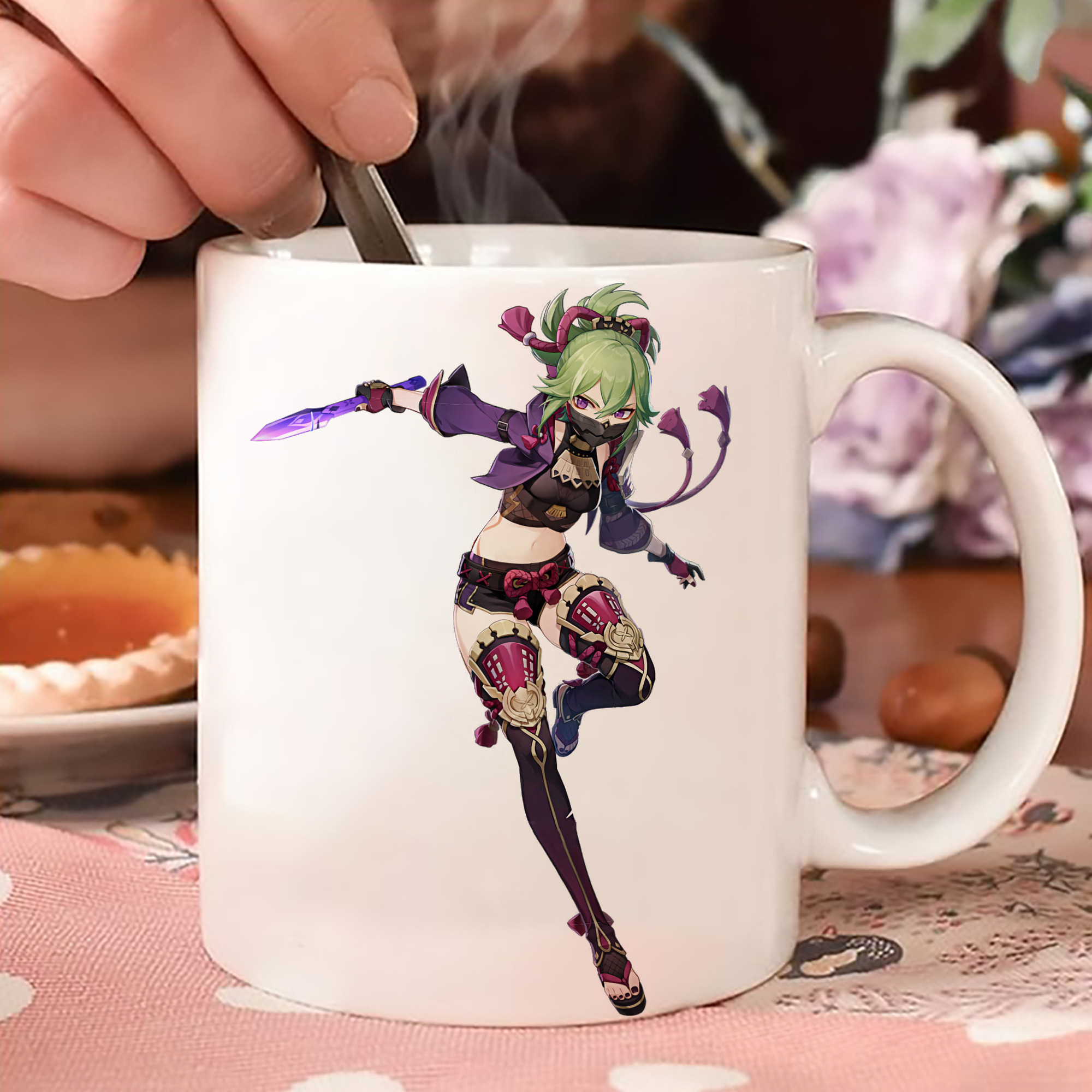 げんし神  久岐忍 くき しのぶ genshin Kuki Shinobu 温度変色マグカップ