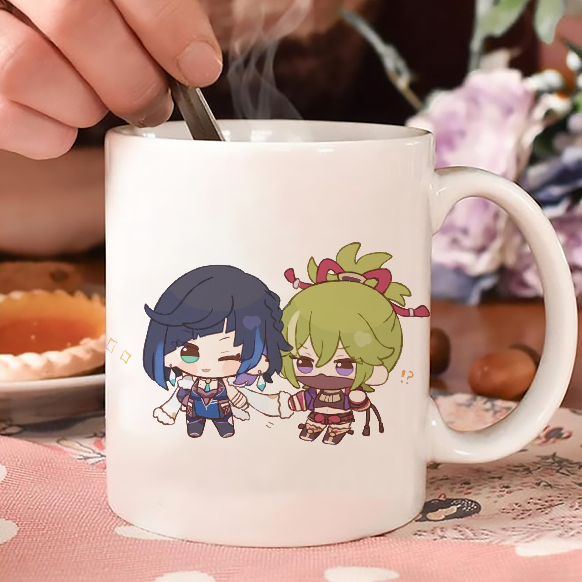 げんし神  久岐忍 くき しのぶ genshin Kuki Shinobu 温度変色マグカップ