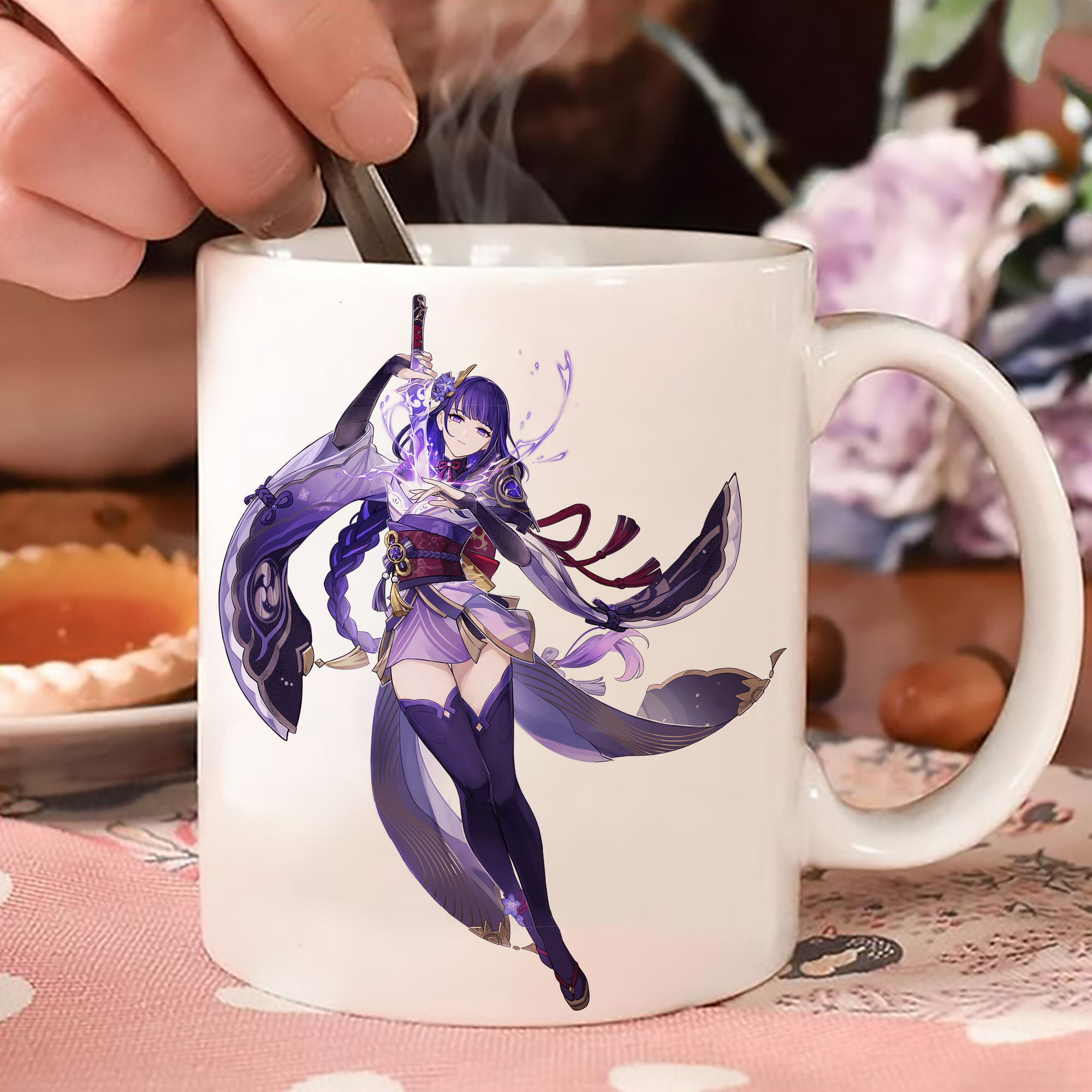 げんし神 雷電将軍 らいでんしょうぐん genshin Raiden Shogun 温度変色マグカップ