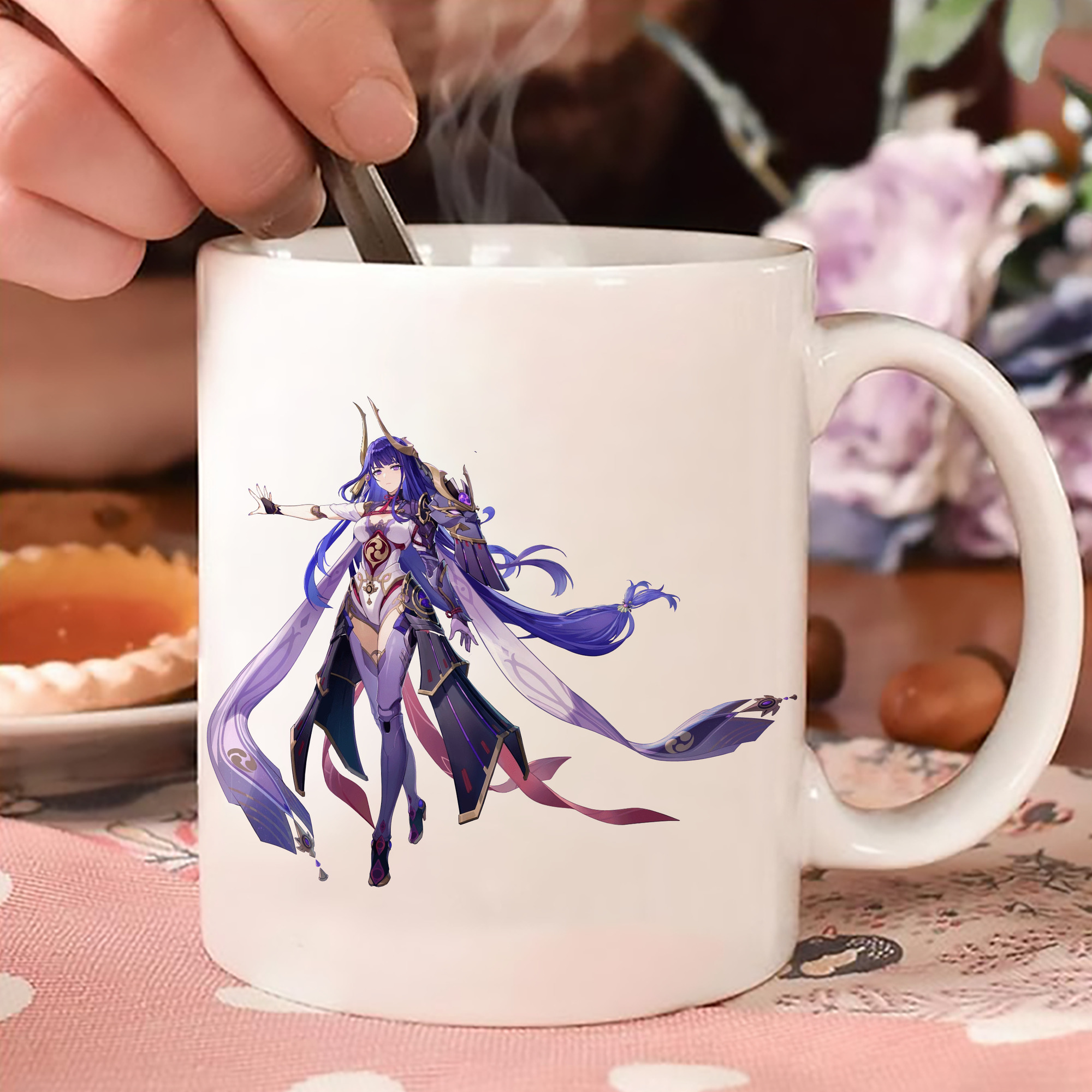 げんし神 雷電将軍 らいでんしょうぐん genshin Raiden Shogun 温度変色マグカップ