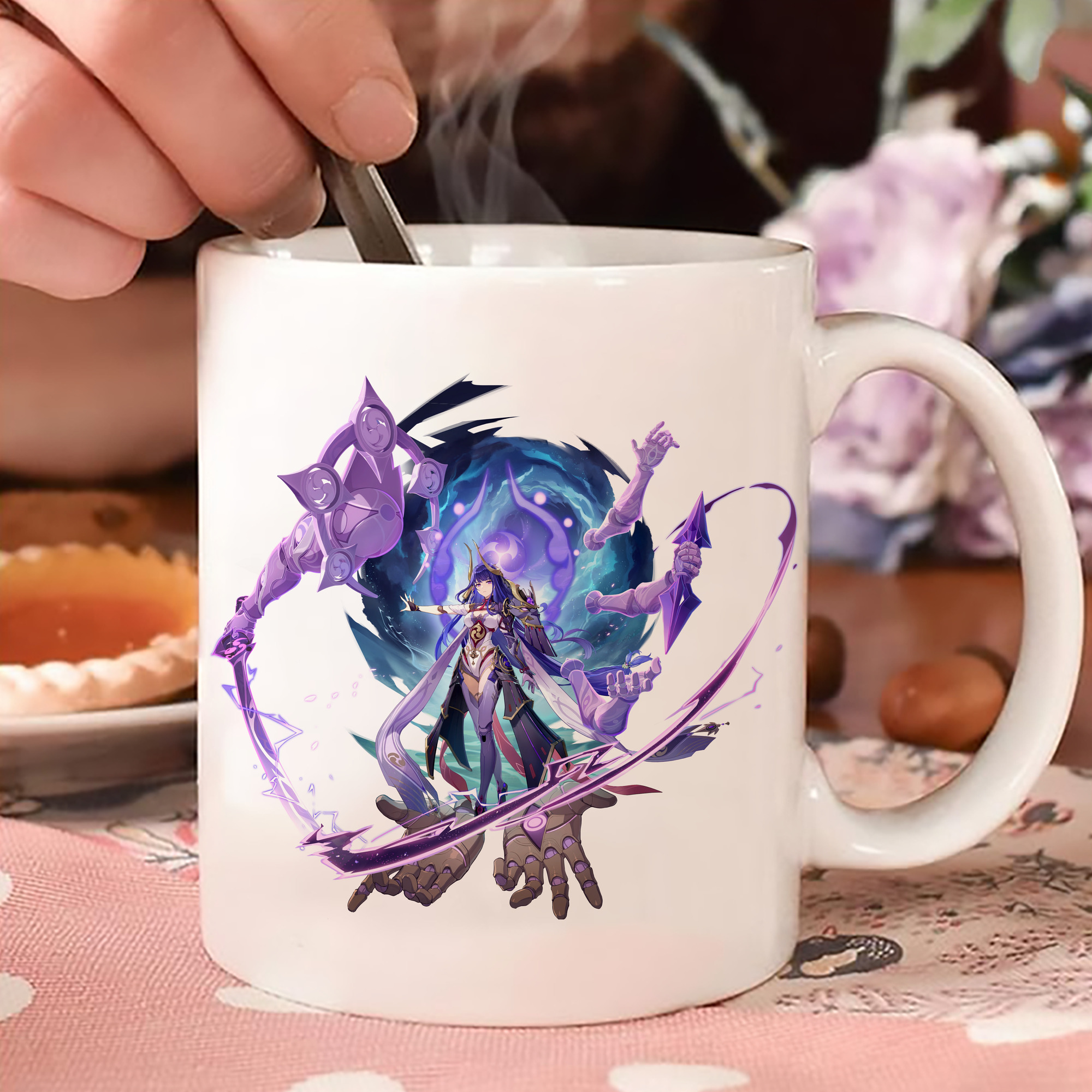 げんし神 雷電将軍 らいでんしょうぐん genshin Raiden Shogun 温度変色マグカップ