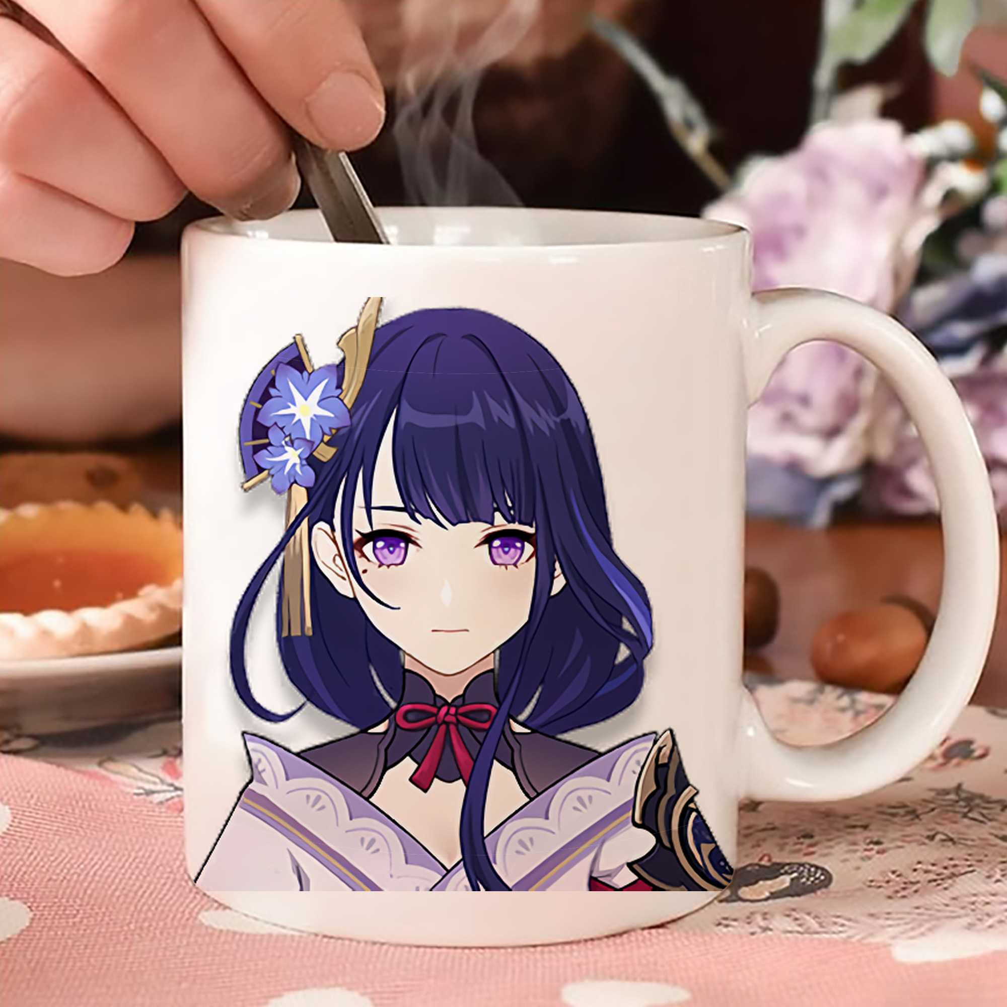 げんし神 雷電将軍 らいでんしょうぐん genshin Raiden Shogun 温度変色マグカップ