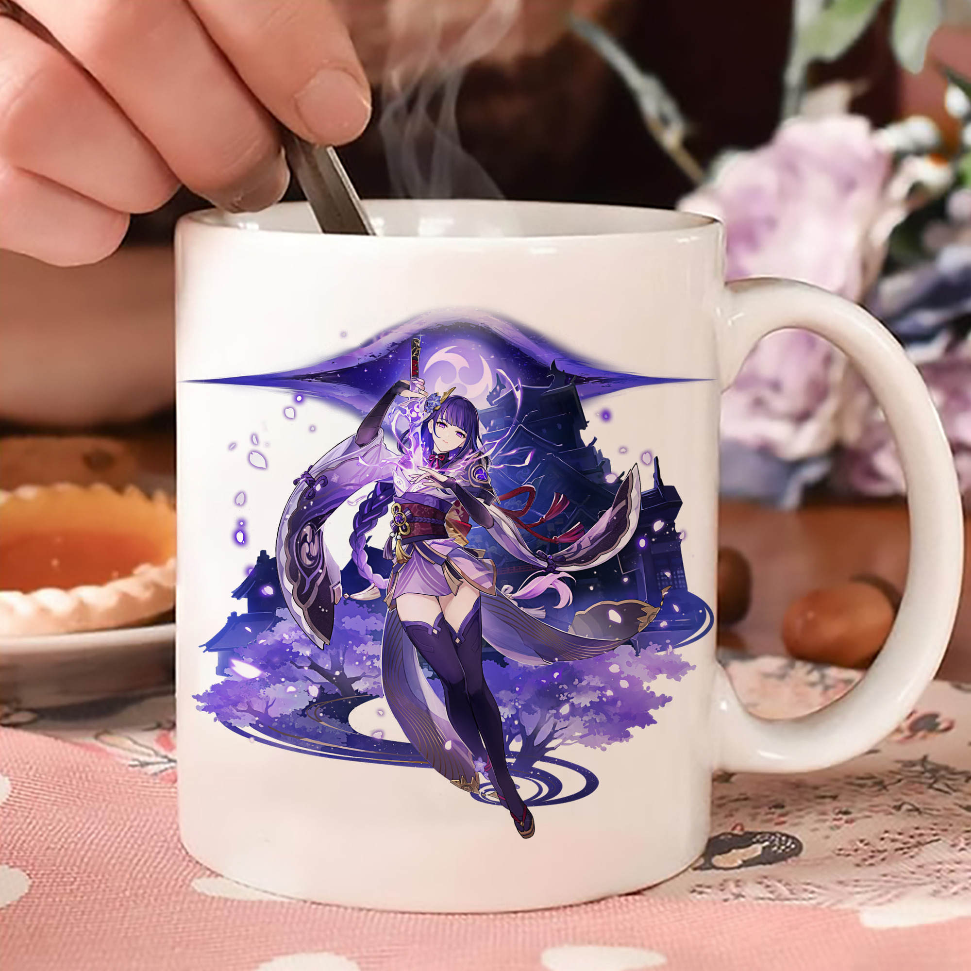 げんし神 雷電将軍 らいでんしょうぐん genshin Raiden Shogun 温度変色マグカップ