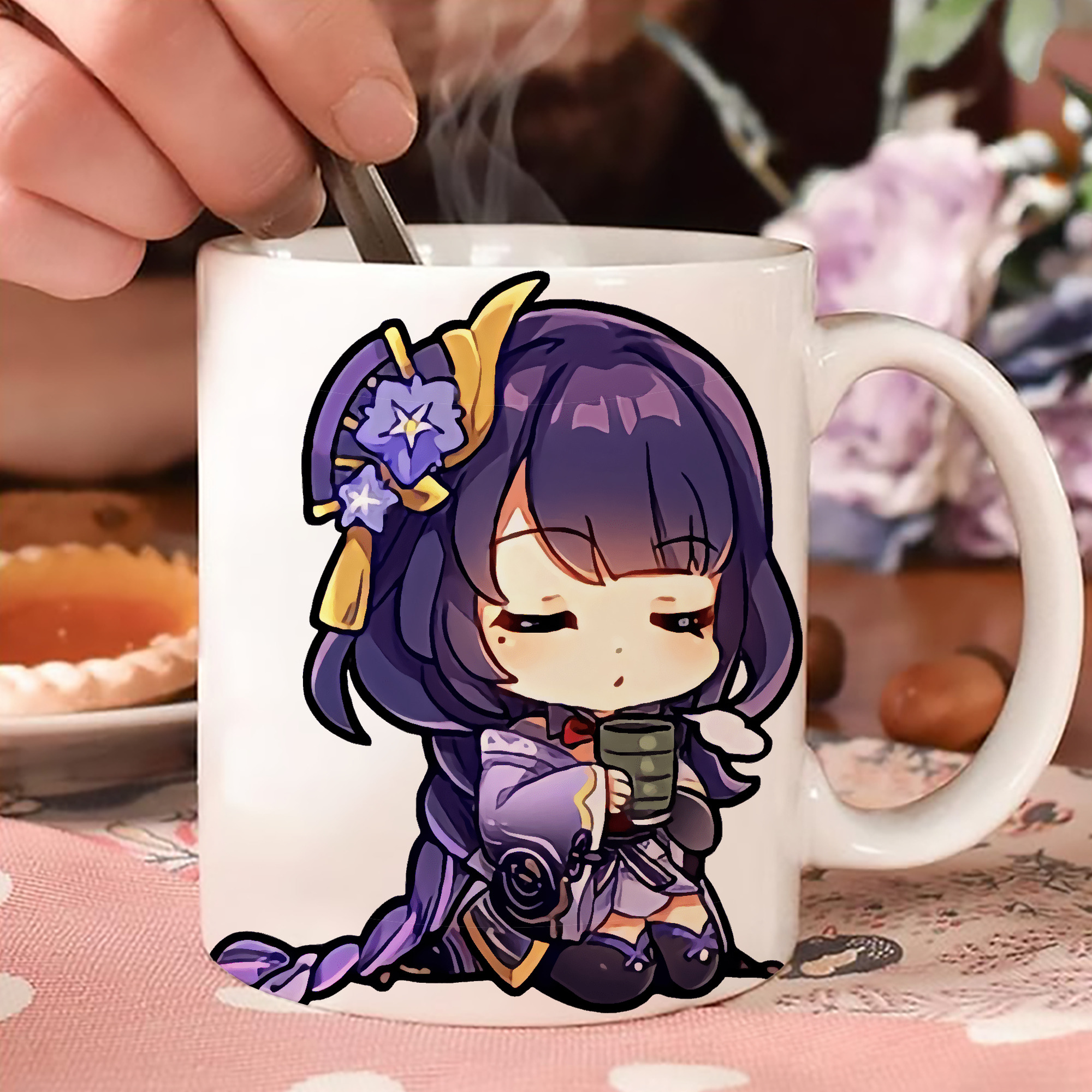 げんし神 雷電将軍 らいでんしょうぐん genshin Raiden Shogun 温度変色マグカップ