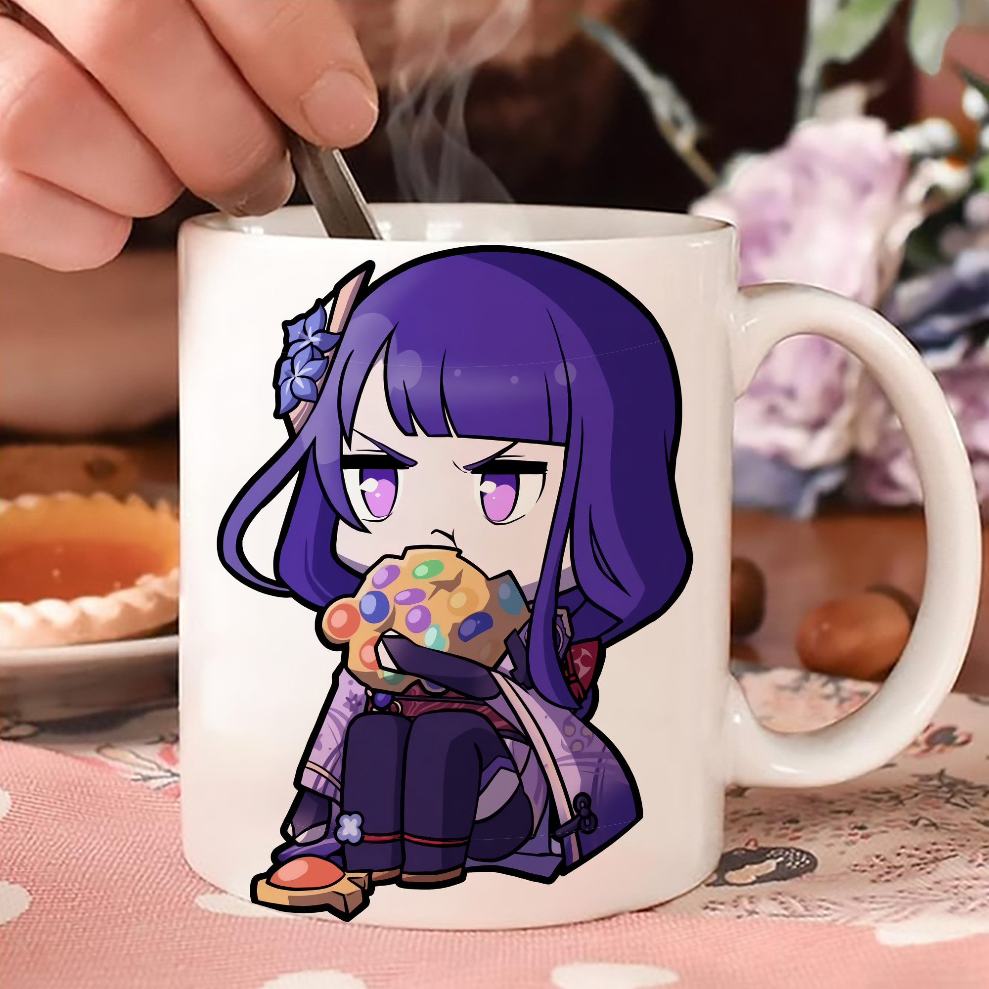 げんし神 雷電将軍 らいでんしょうぐん genshin Raiden Shogun 温度変色マグカップ