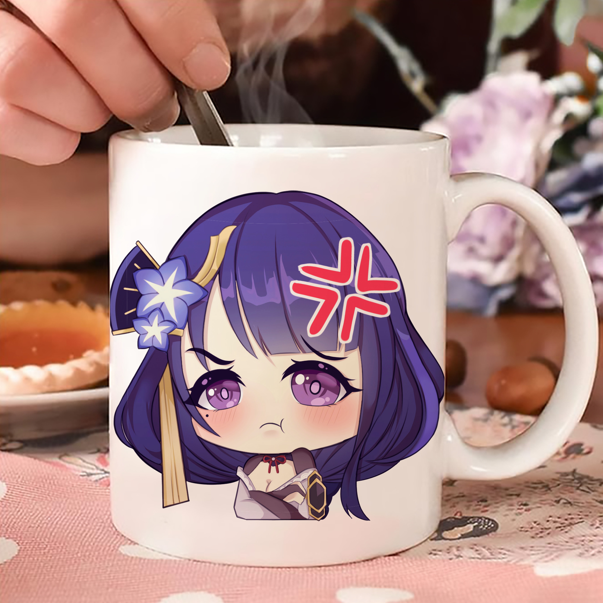 げんし神 雷電将軍 らいでんしょうぐん genshin Raiden Shogun 温度変色マグカップ