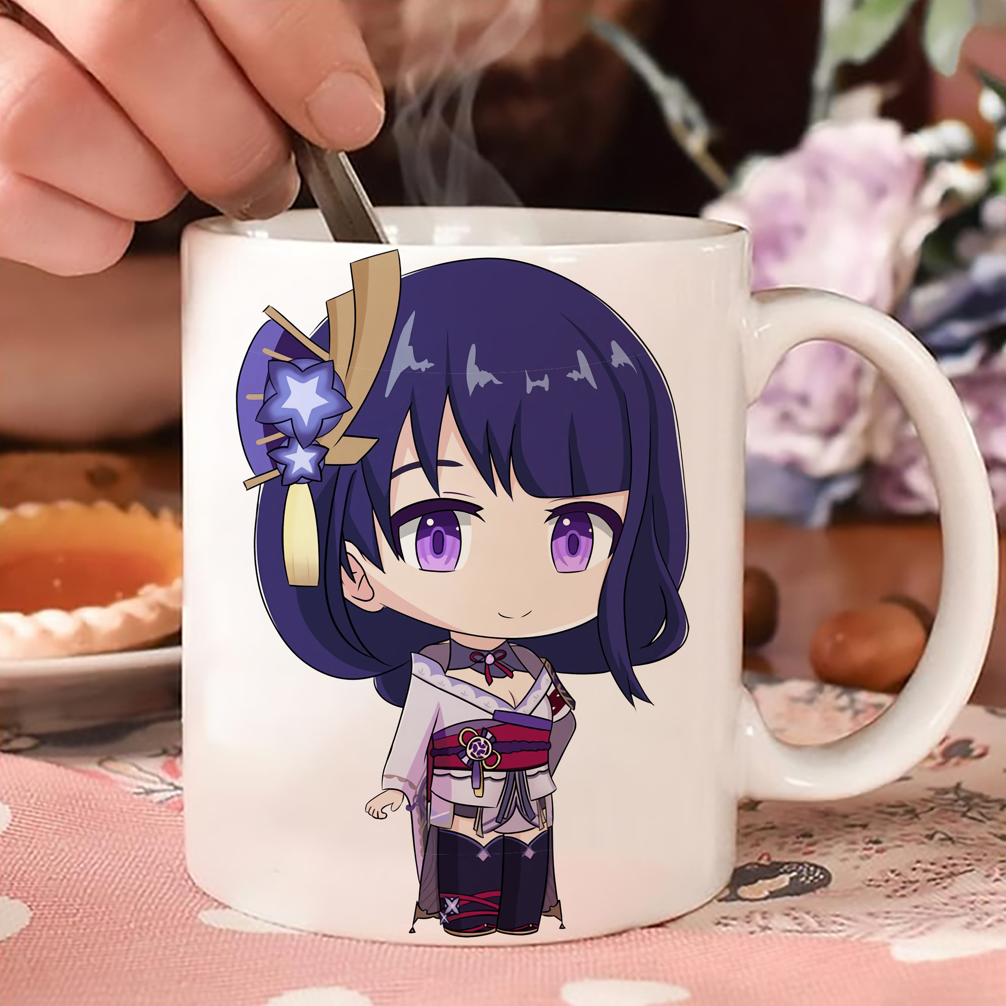 げんし神 雷電将軍 らいでんしょうぐん genshin Raiden Shogun 温度変色マグカップ