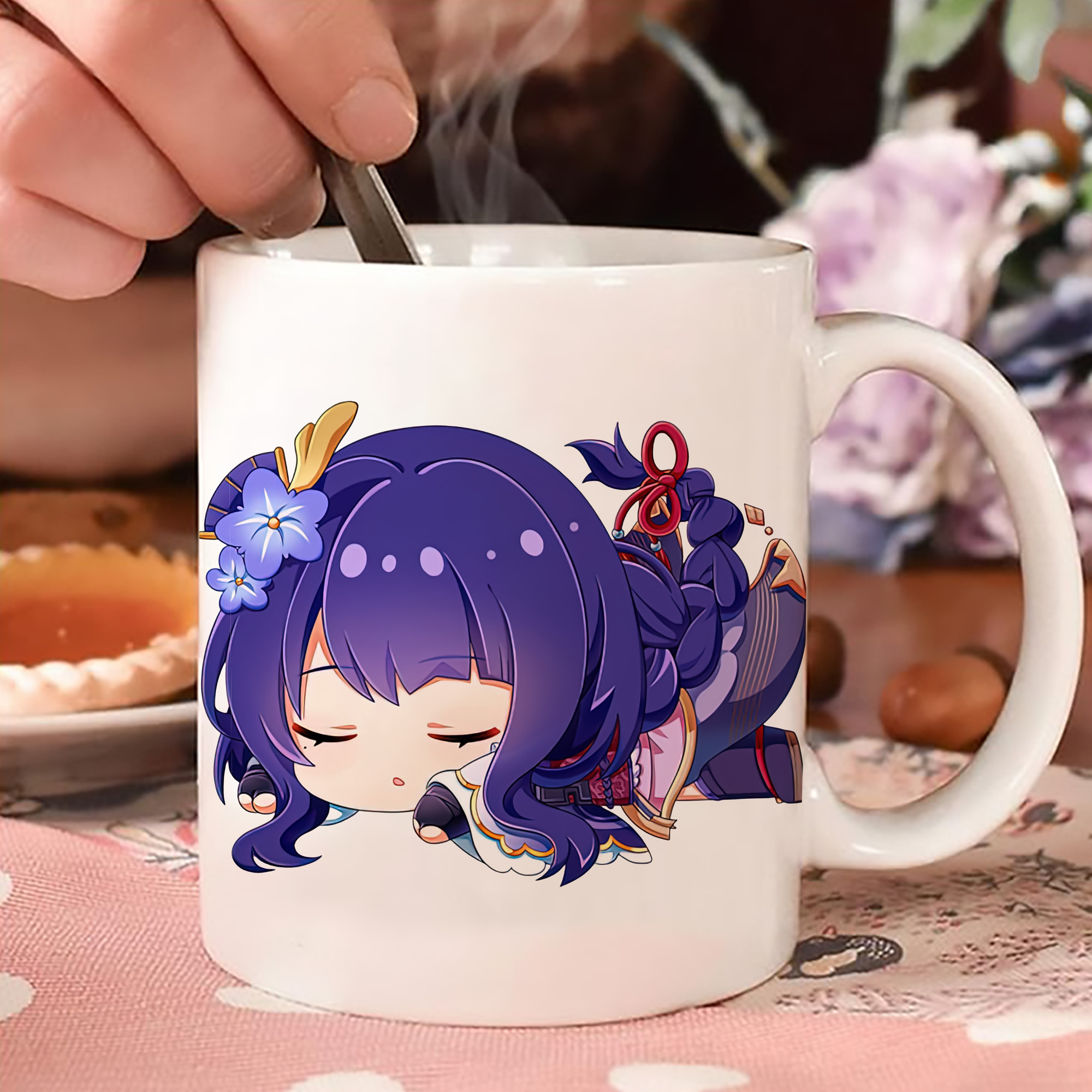 げんし神 雷電将軍 らいでんしょうぐん genshin Raiden Shogun 温度変色マグカップ