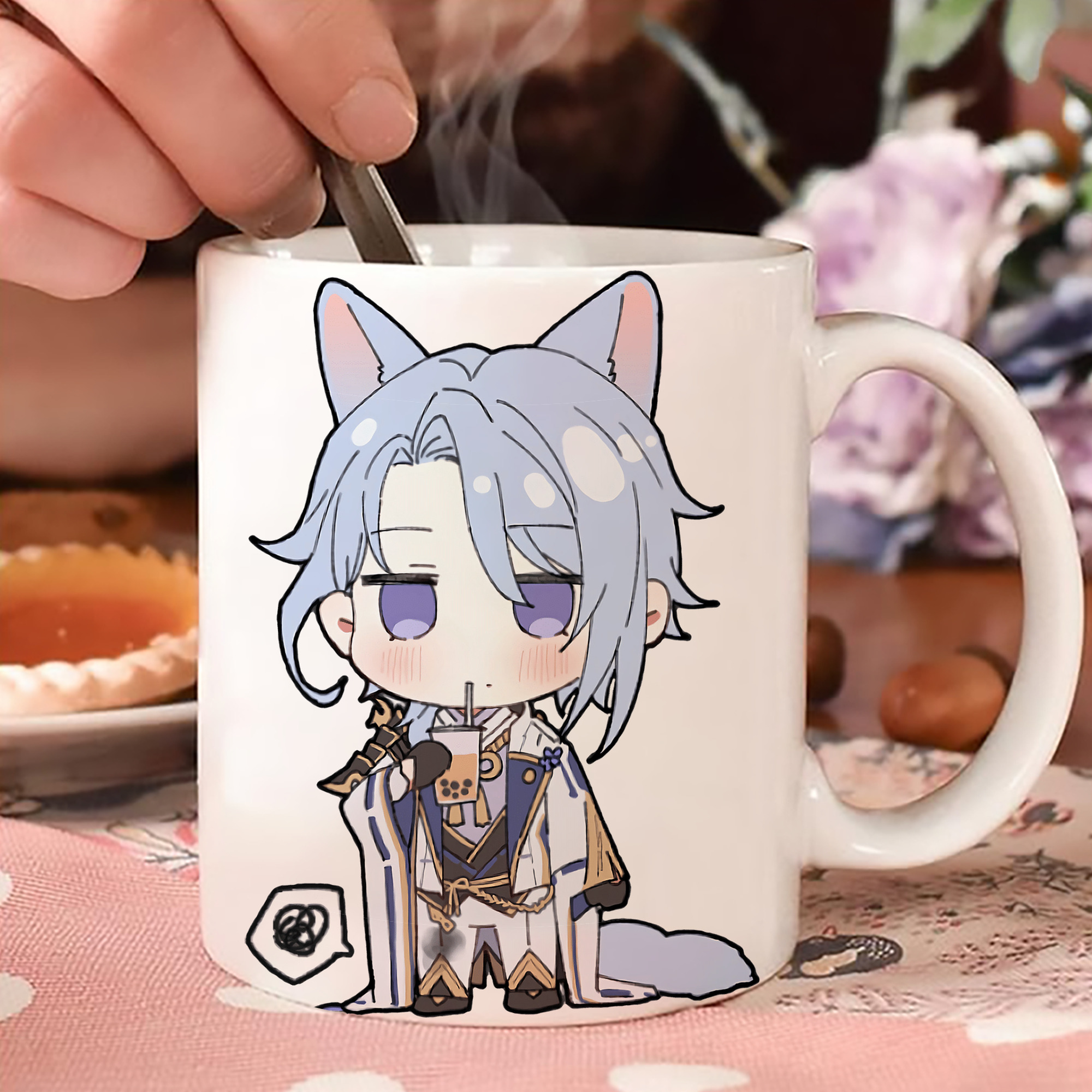 げんし神 神里綾人 かみさとあやと genshin Kamisato Ayato 温度変色マグカップ