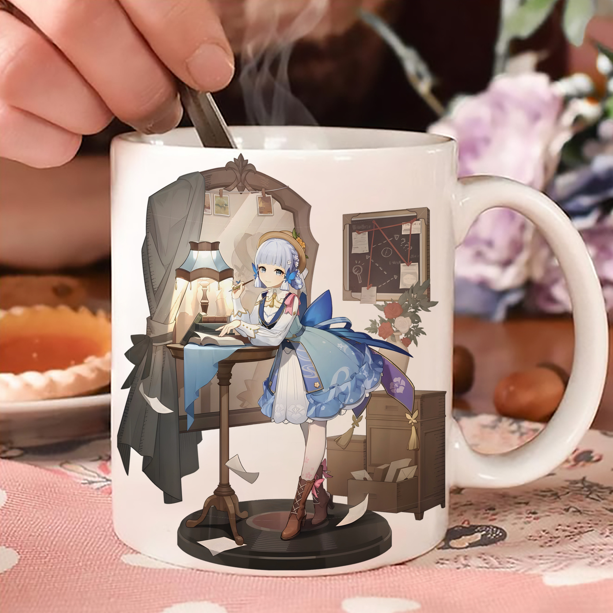 げんし神 神里綾華 神宮寺レン genshin Kamimiya Ren 温度変色マグカップ