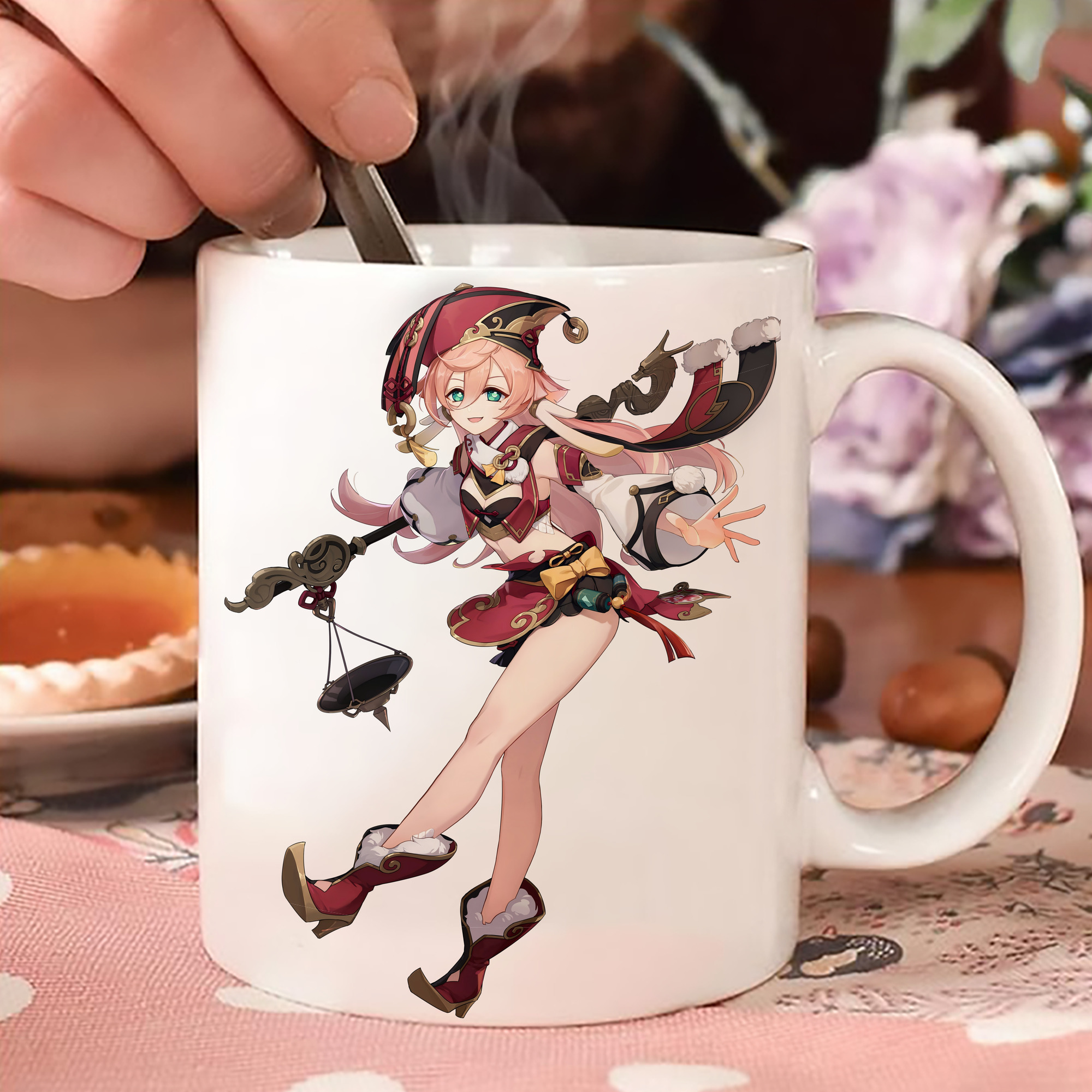 げんし神 ヤンフェイ genshin Yanfei 温度変色マグカップ