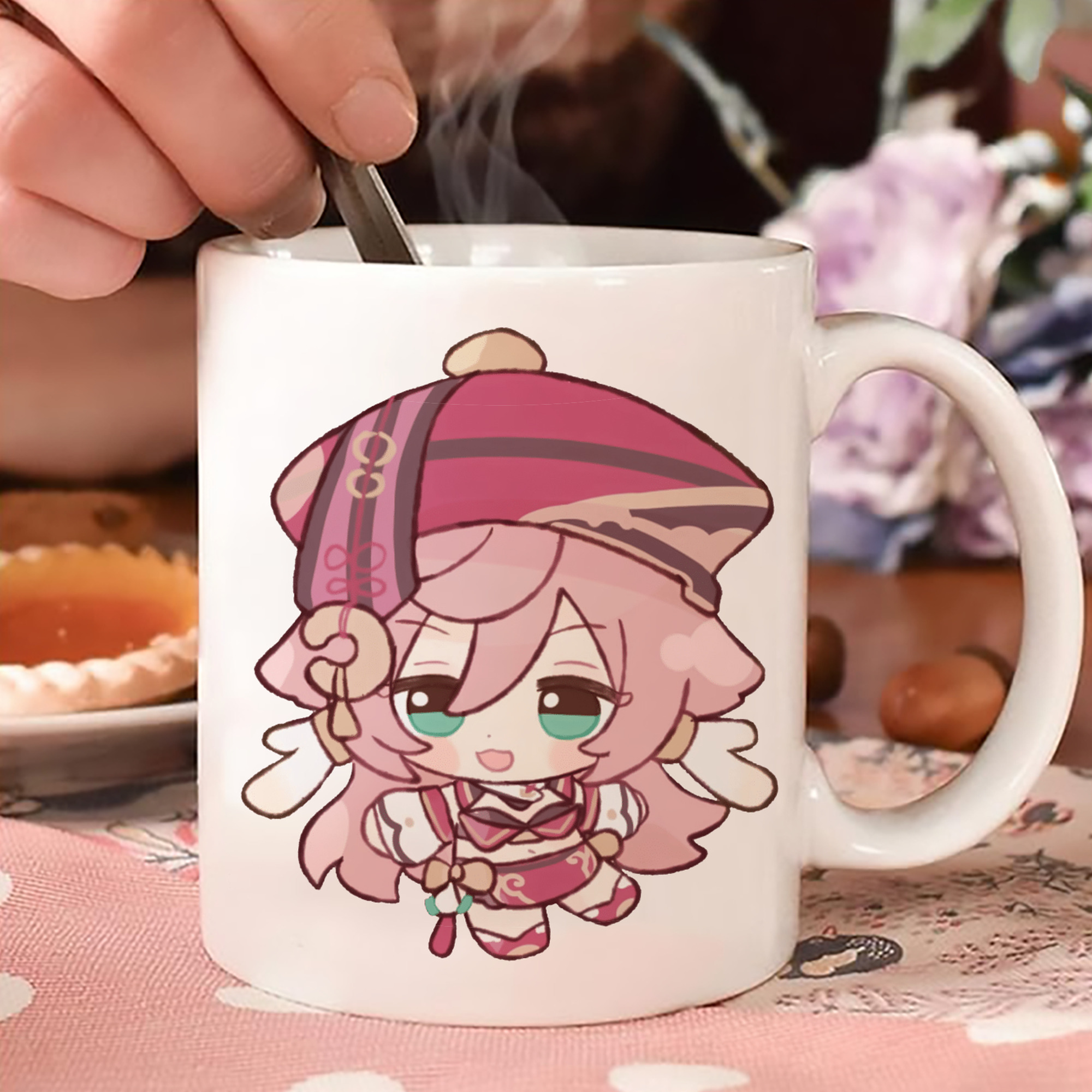 げんし神 ヤンフェイ genshin Yanfei 温度変色マグカップ