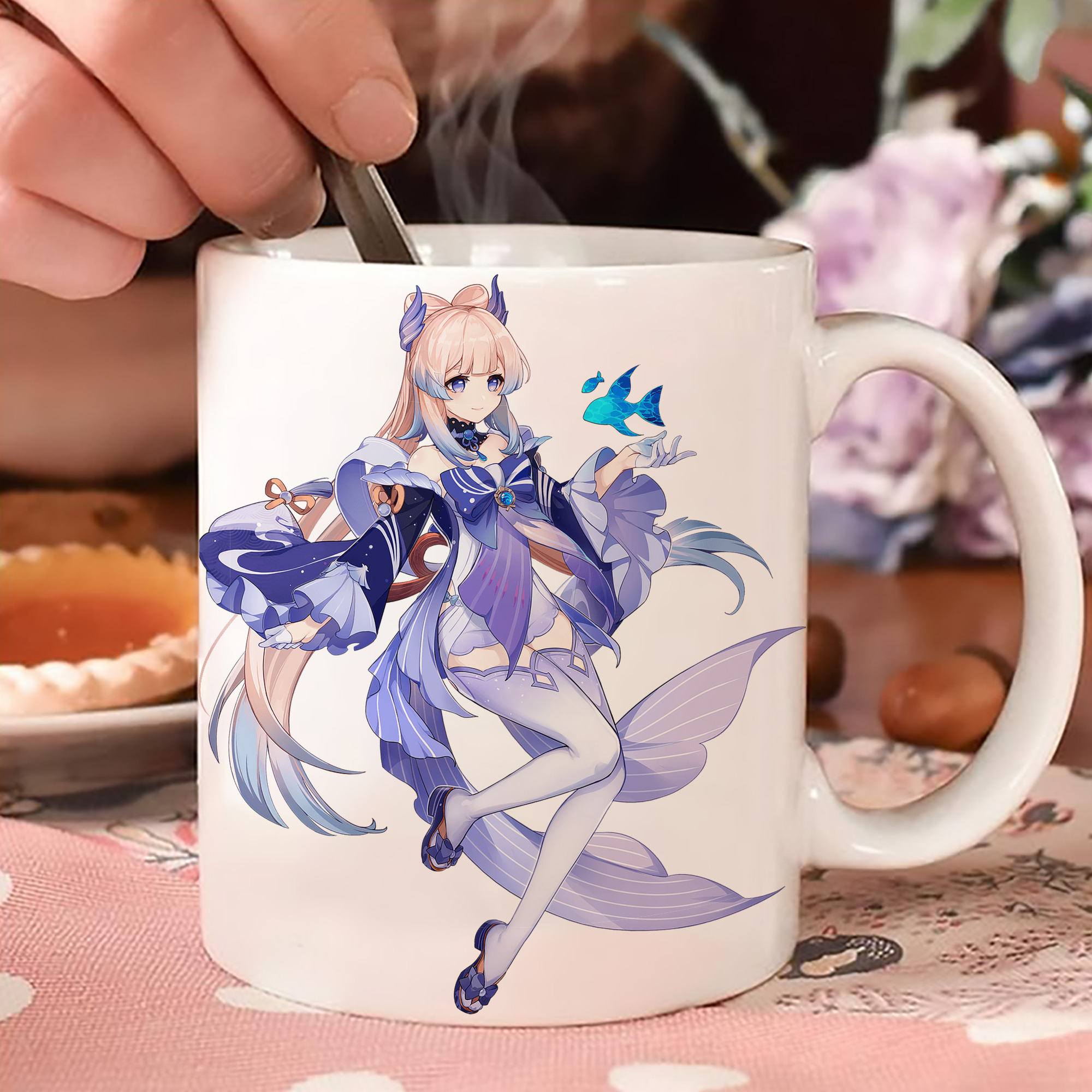 げんし神 珊瑚宮心海 サンゴノミヤ・ココミ genshin Sangonomiya Kokomi 温度変色マグカップ
