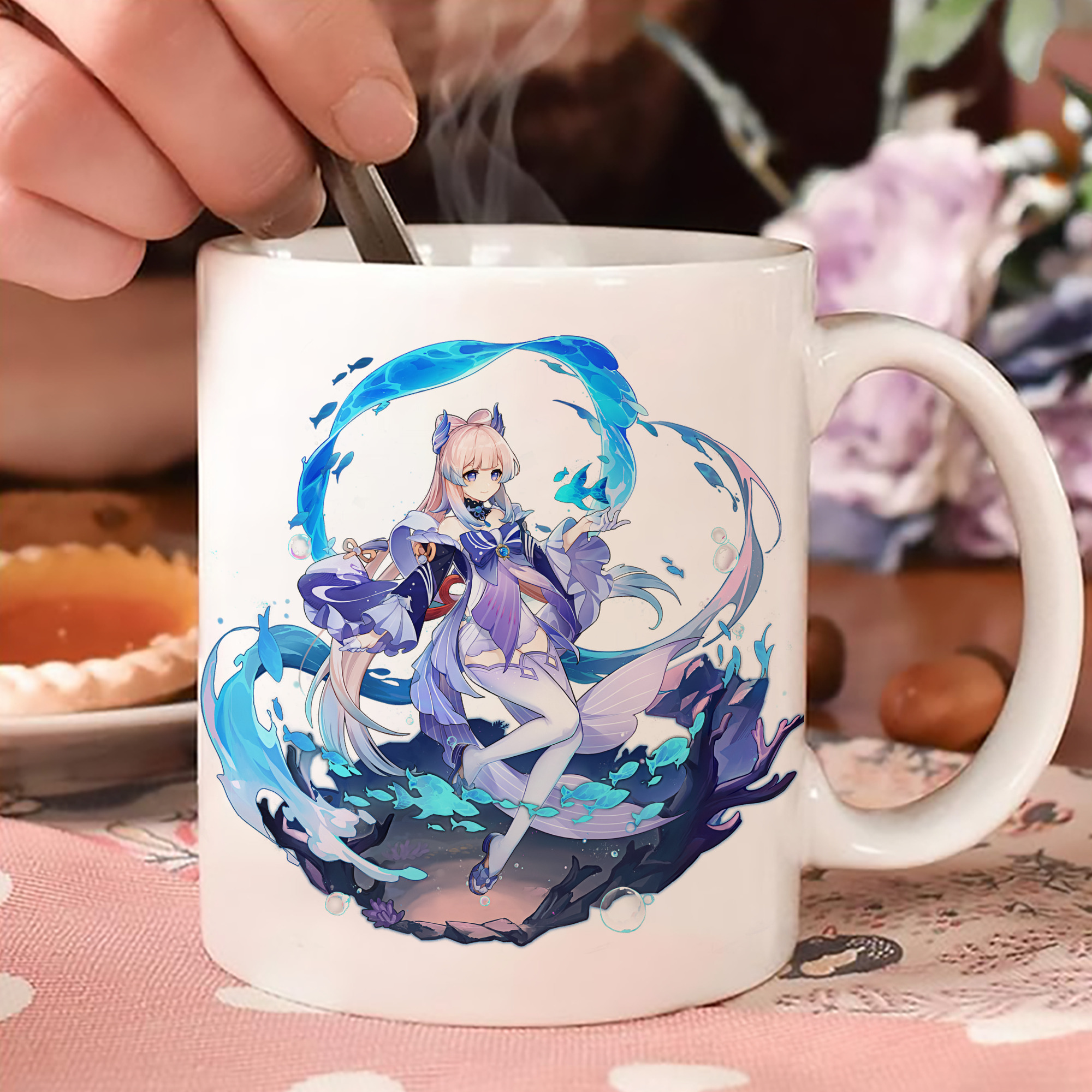 げんし神 珊瑚宮心海 サンゴノミヤ・ココミ genshin Sangonomiya Kokomi 温度変色マグカップ