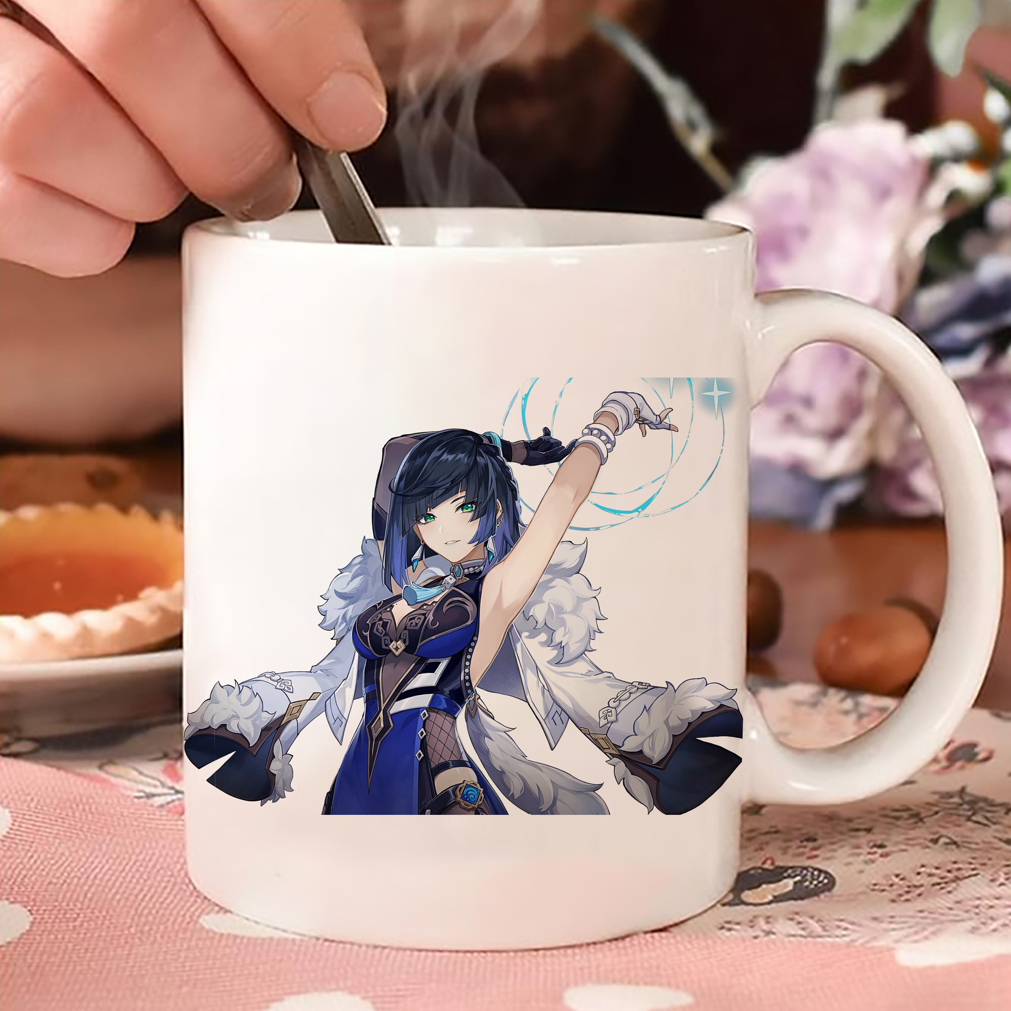 げんし神 夜兰 やらん genshin Yaran 温度変色マグカップ