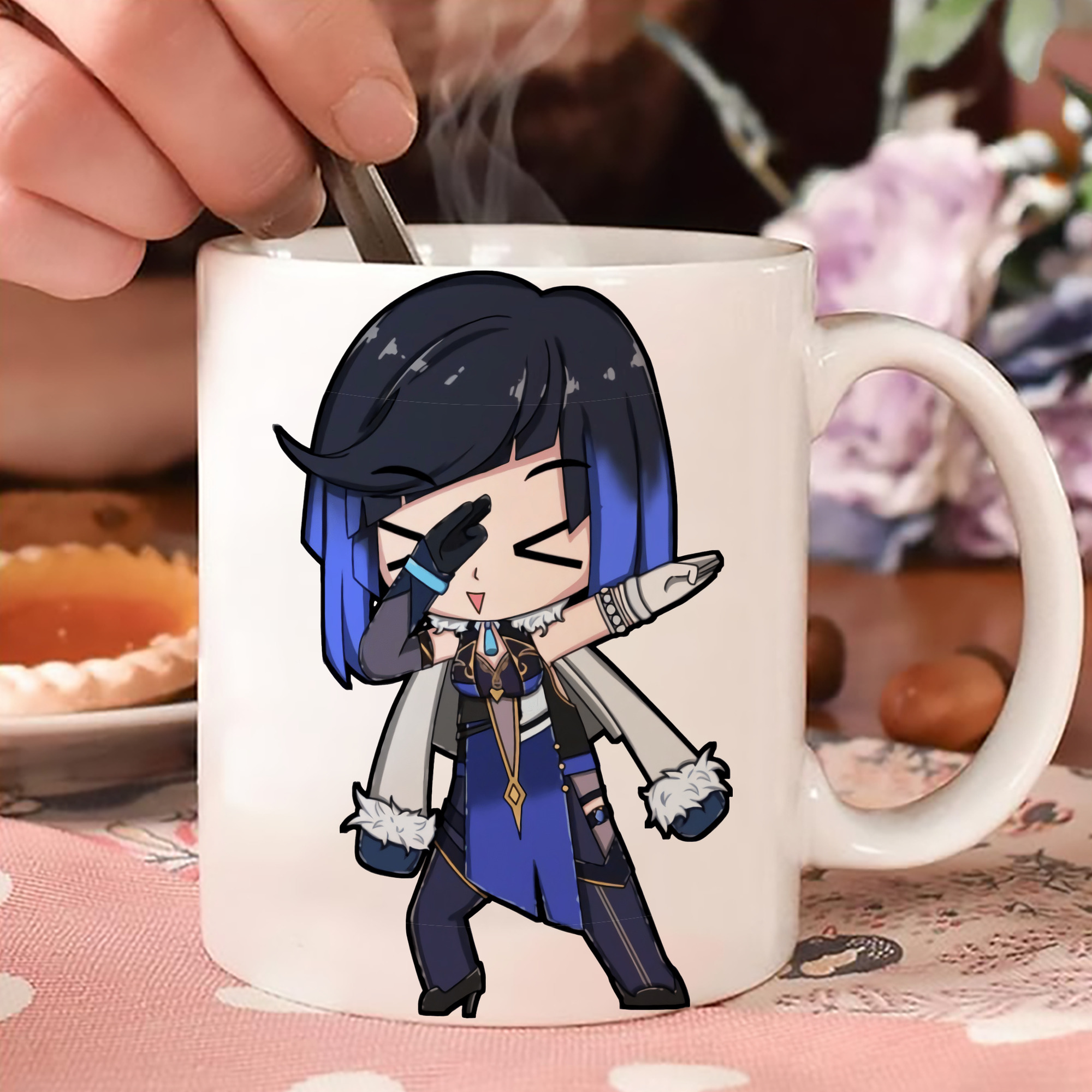 げんし神 夜兰 やらん genshin Yaran 温度変色マグカップ