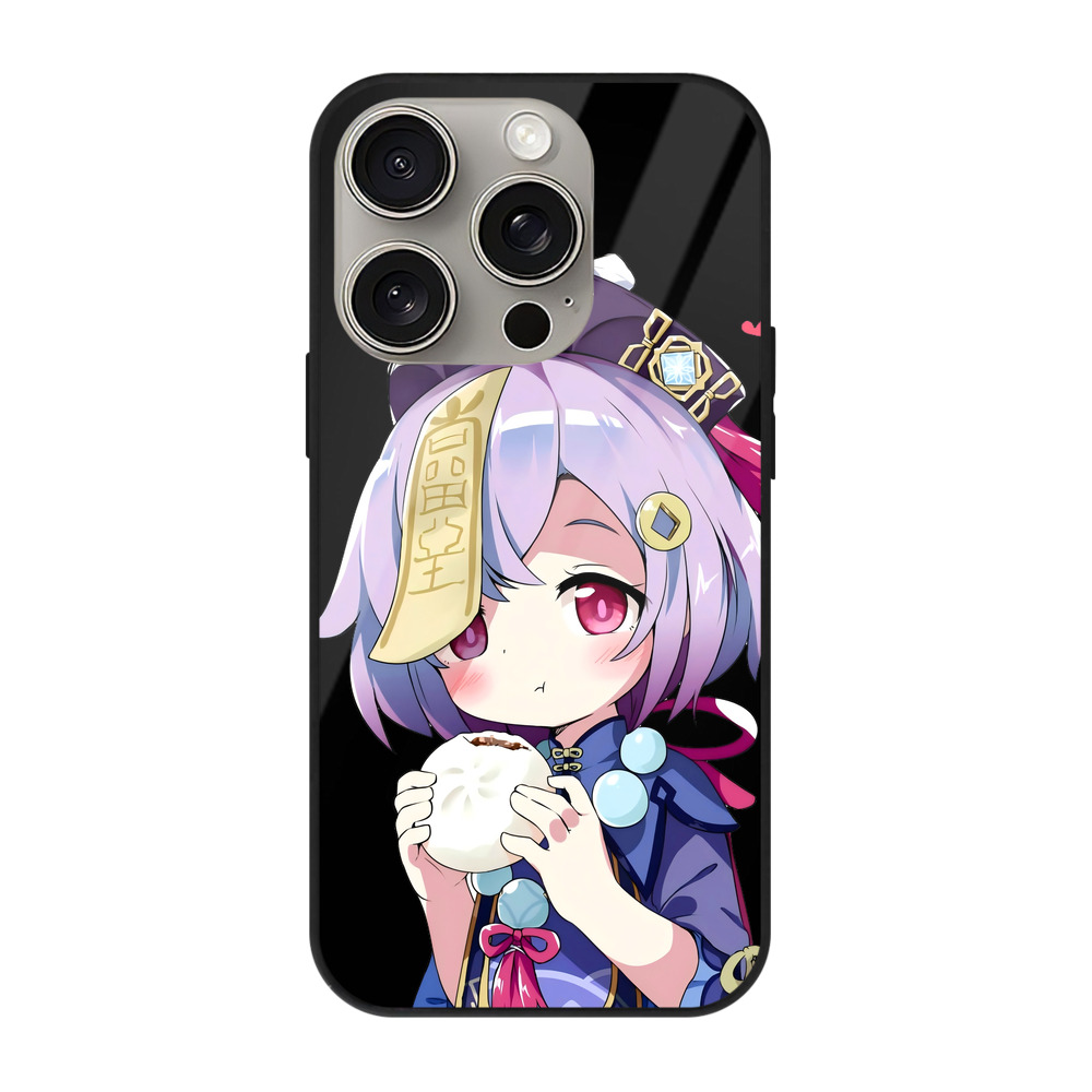 げんし神 七七 なな  genshin Nana 【iPhone15Pro対応】スマホケース 耐衝撃＆黄変防止 背面ガラス