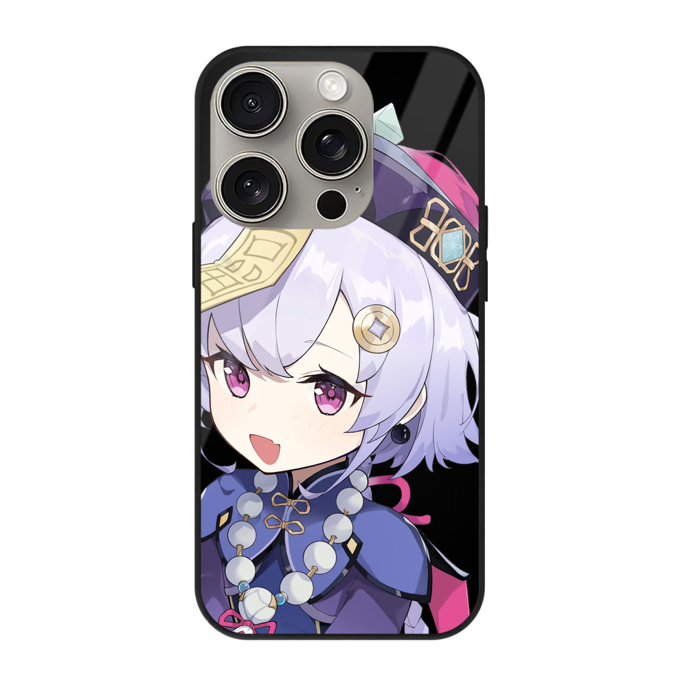 げんし神 七七 なな  genshin Nana 【iPhone15Pro対応】スマホケース 耐衝撃＆黄変防止 背面ガラス