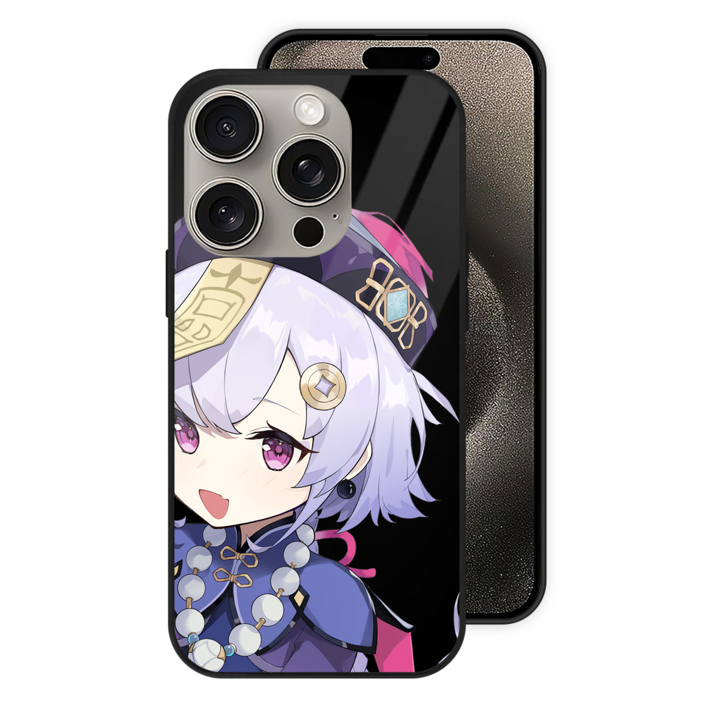 げんし神 七七 なな  genshin Nana 【iPhone15Pro対応】スマホケース 耐衝撃＆黄変防止 背面ガラス