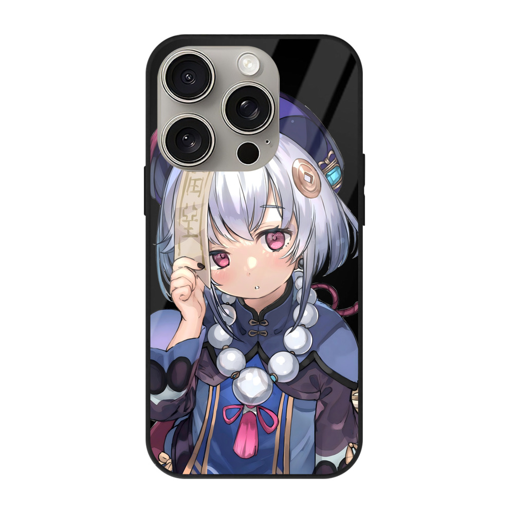 げんし神 七七 なな  genshin Nana 【iPhone15Pro対応】スマホケース 耐衝撃＆黄変防止 背面ガラス