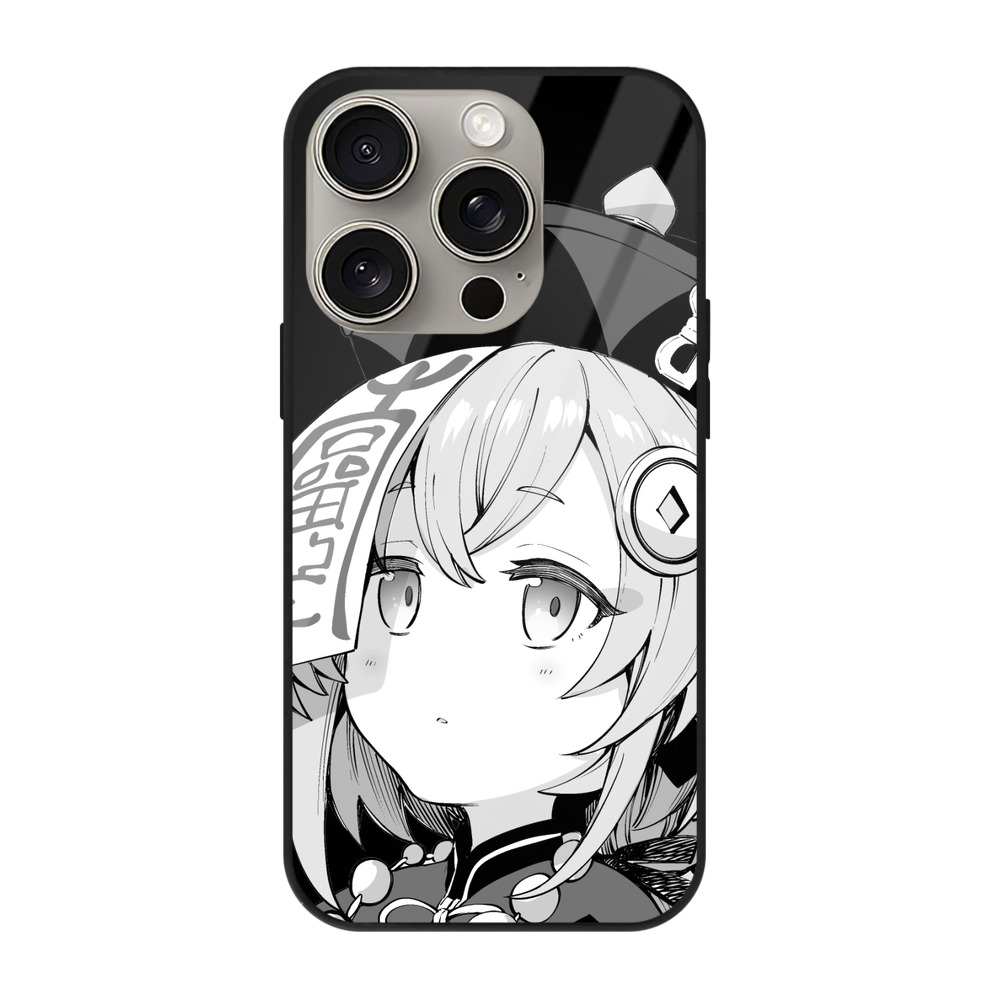 げんし神 七七 なな  genshin Nana 【iPhone15Pro対応】スマホケース 耐衝撃＆黄変防止 背面ガラス