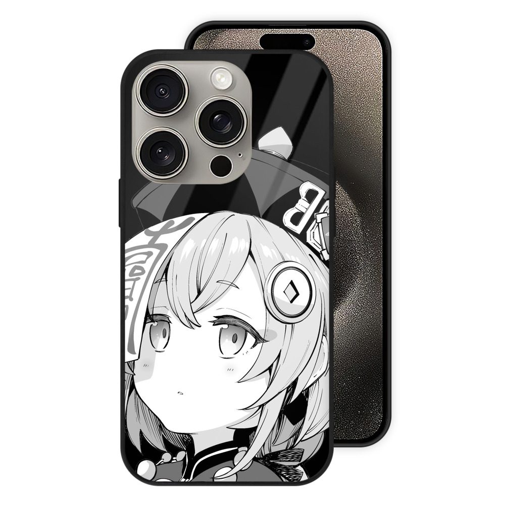 げんし神 七七 なな  genshin Nana 【iPhone15Pro対応】スマホケース 耐衝撃＆黄変防止 背面ガラス