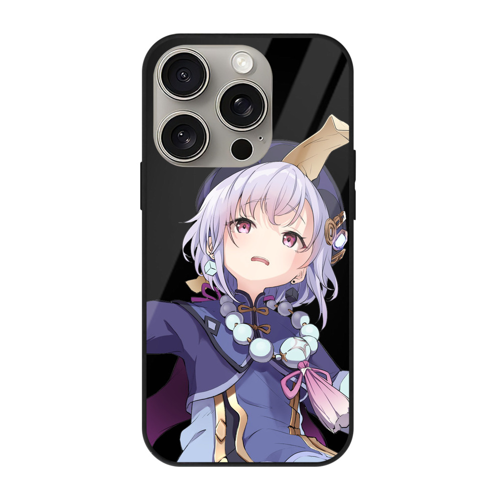 げんし神 七七 なな  genshin Nana 【iPhone15Pro対応】スマホケース 耐衝撃＆黄変防止 背面ガラス