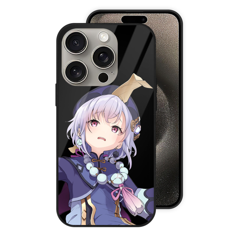 げんし神 七七 なな  genshin Nana 【iPhone15Pro対応】スマホケース 耐衝撃＆黄変防止 背面ガラス