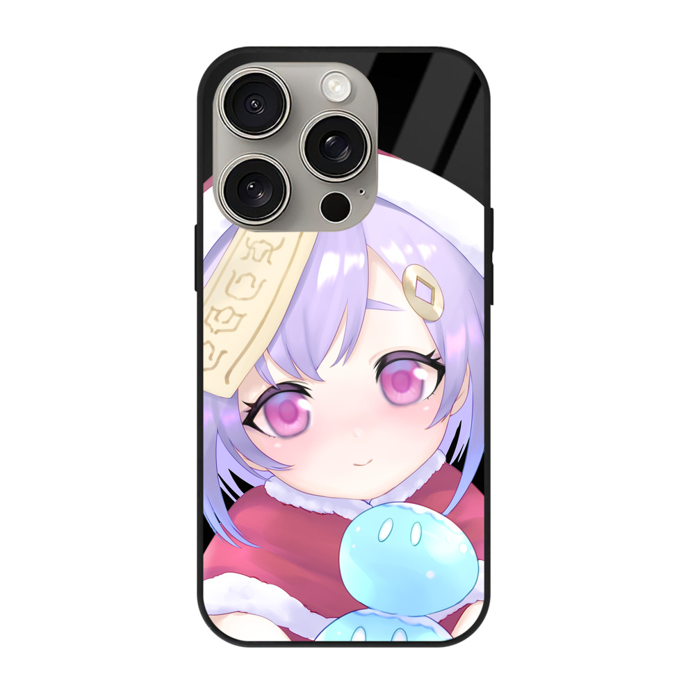 げんし神 七七 なな  genshin Nana 【iPhone15Pro対応】スマホケース 耐衝撃＆黄変防止 背面ガラス
