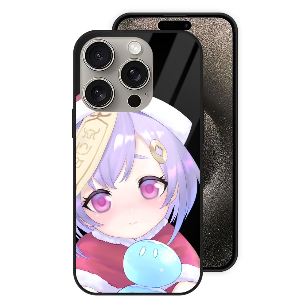 げんし神 七七 なな  genshin Nana 【iPhone15Pro対応】スマホケース 耐衝撃＆黄変防止 背面ガラス