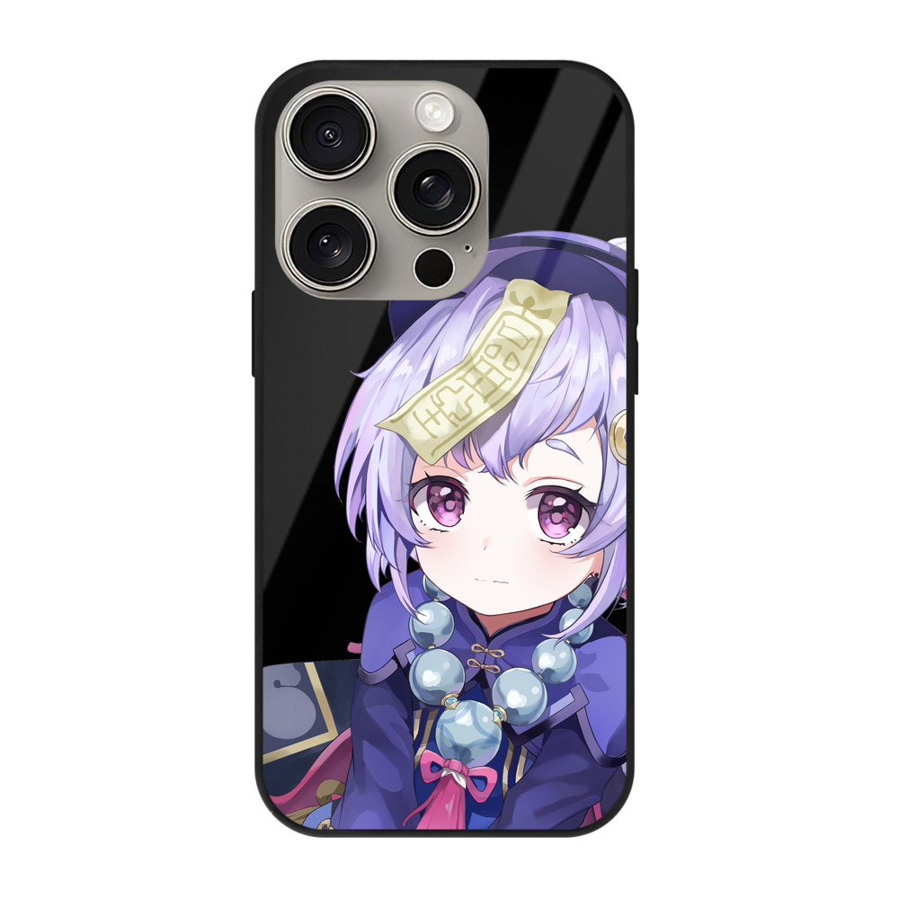 げんし神 七七 なな  genshin Nana 【iPhone15Pro対応】スマホケース 耐衝撃＆黄変防止 背面ガラス