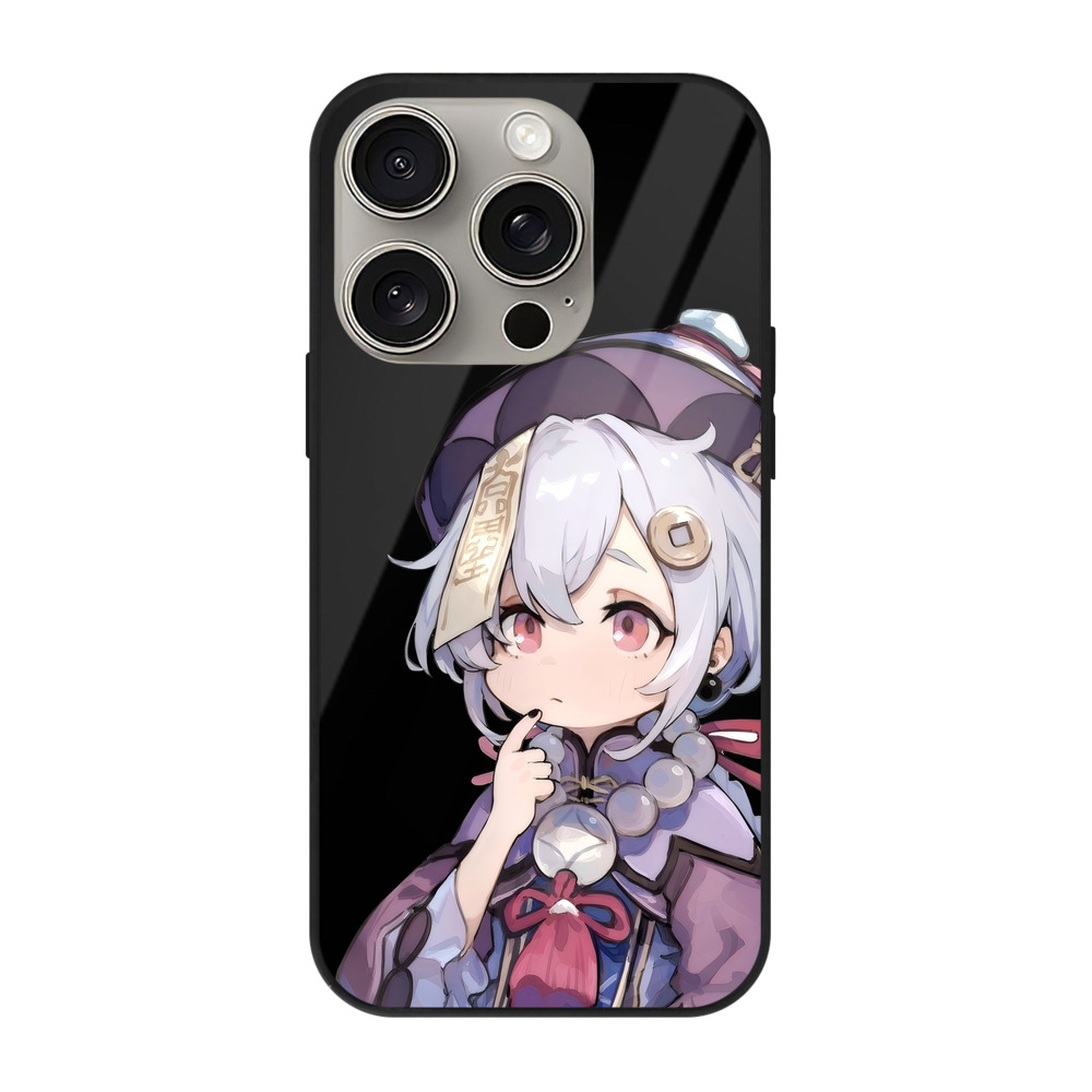 げんし神 七七 なな  genshin Nana 【iPhone15Pro対応】スマホケース 耐衝撃＆黄変防止 背面ガラス