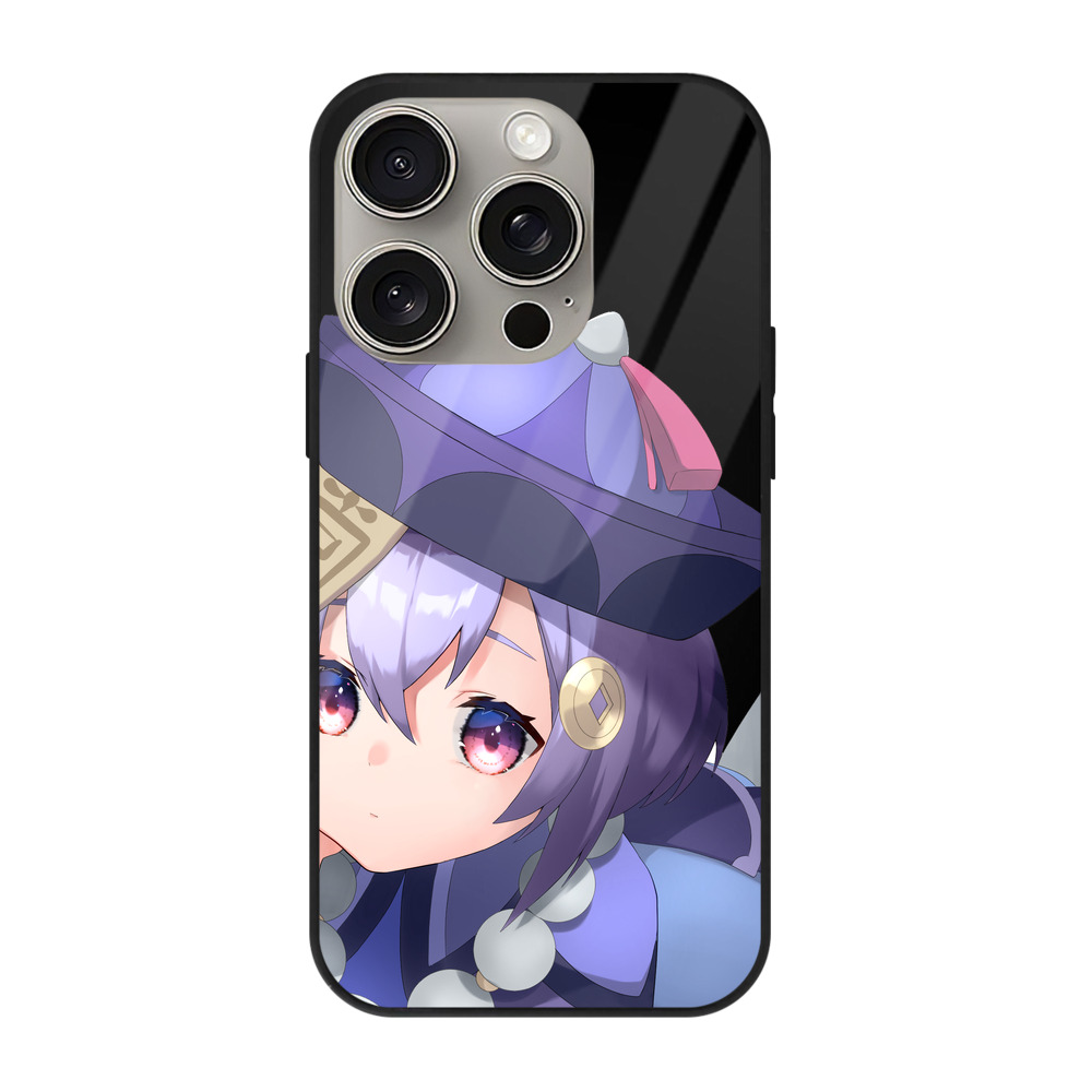 げんし神 七七 なな  genshin Nana 【iPhone15Pro対応】スマホケース 耐衝撃＆黄変防止 背面ガラス