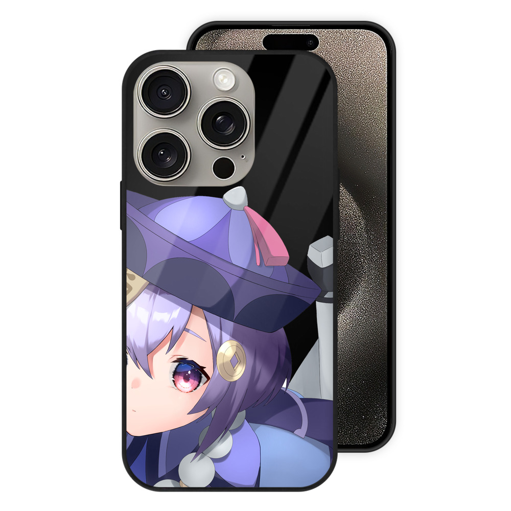 げんし神 七七 なな  genshin Nana 【iPhone15Pro対応】スマホケース 耐衝撃＆黄変防止 背面ガラス