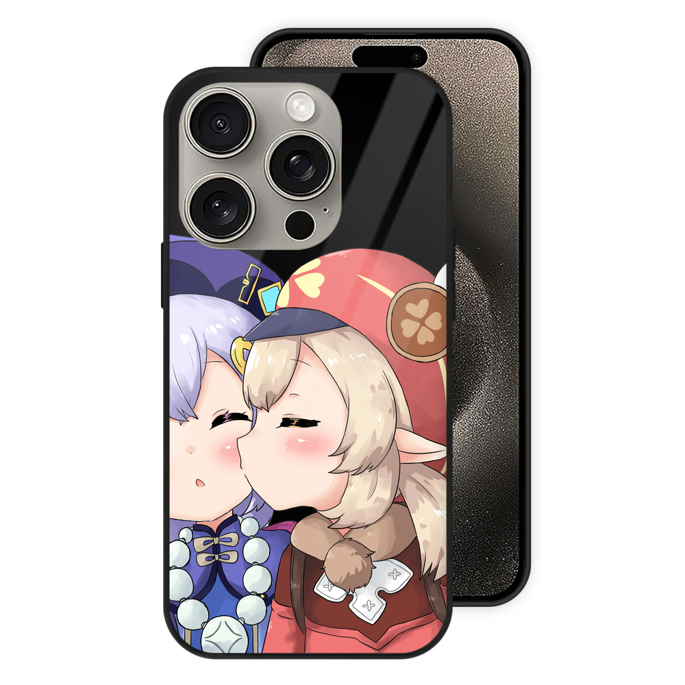 げんし神 七七 なな  genshin Nana 【iPhone15Pro対応】スマホケース 耐衝撃＆黄変防止 背面ガラス