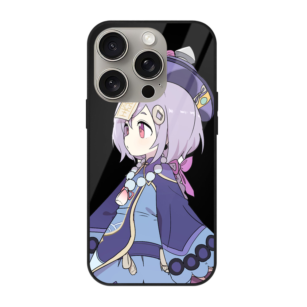げんし神 七七 なな  genshin Nana 【iPhone15Pro対応】スマホケース 耐衝撃＆黄変防止 背面ガラス