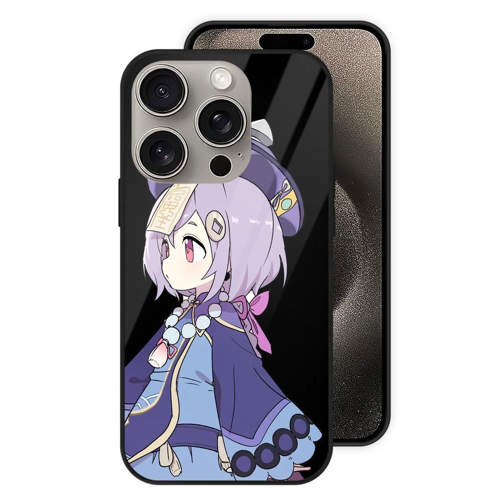 げんし神 七七 なな  genshin Nana 【iPhone15Pro対応】スマホケース 耐衝撃＆黄変防止 背面ガラス