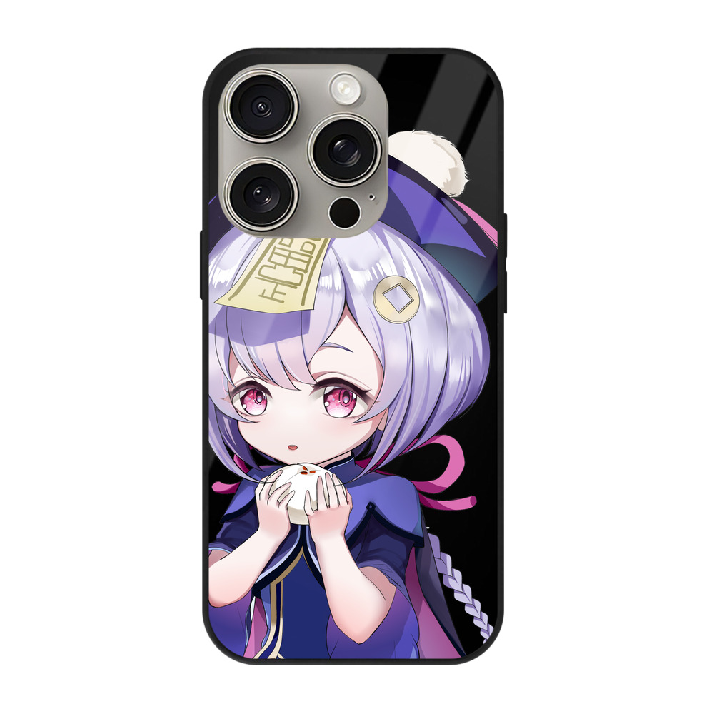 げんし神 七七 なな  genshin Nana 【iPhone15Pro対応】スマホケース 耐衝撃＆黄変防止 背面ガラス