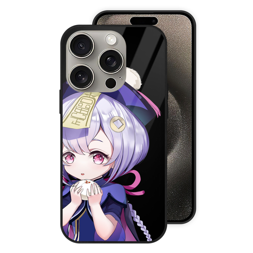 げんし神 七七 なな  genshin Nana 【iPhone15Pro対応】スマホケース 耐衝撃＆黄変防止 背面ガラス