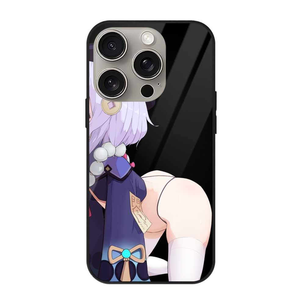 げんし神 七七 なな  genshin Nana 【iPhone15Pro対応】スマホケース 耐衝撃＆黄変防止 背面ガラス